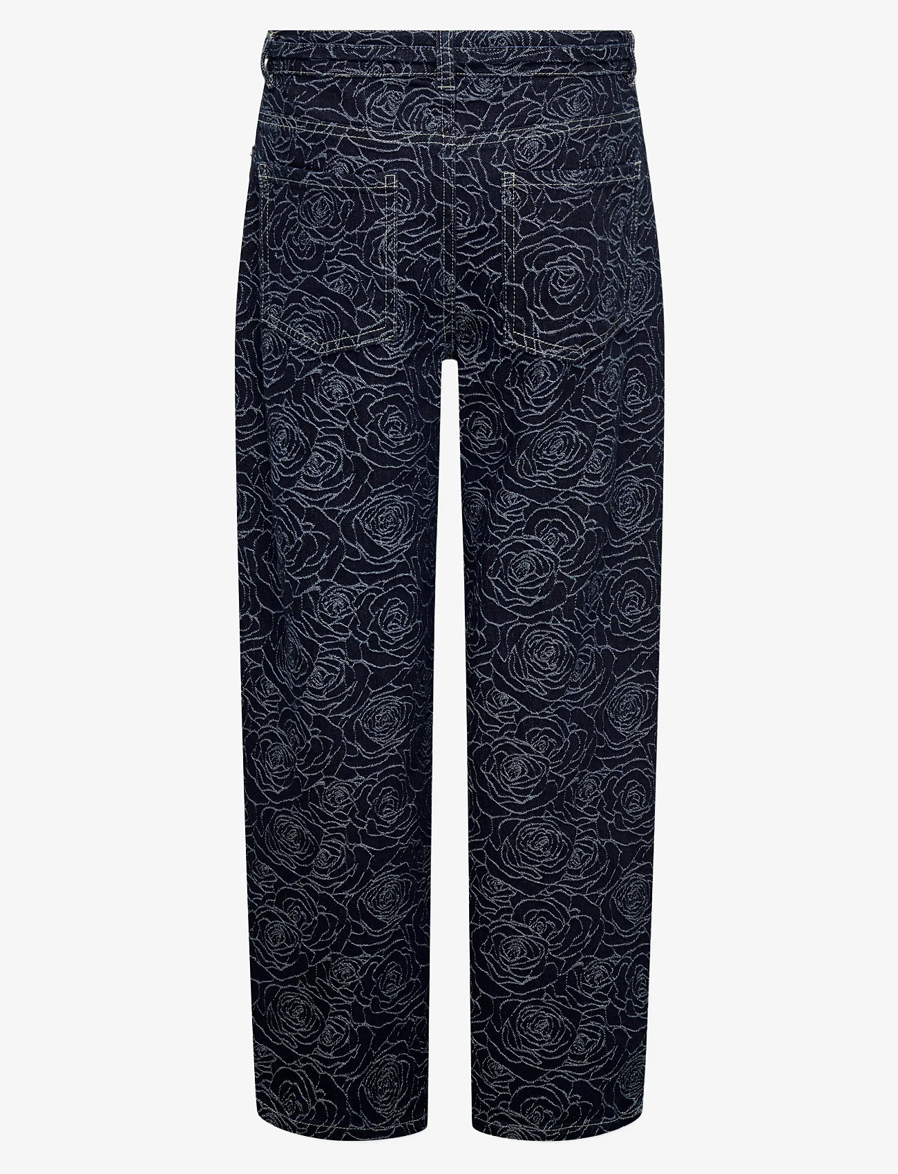 Kids Only - KOGGIANNA MW STRAIGHT FLOWER DNM BJ - regular jeans - dark blue denim - 2