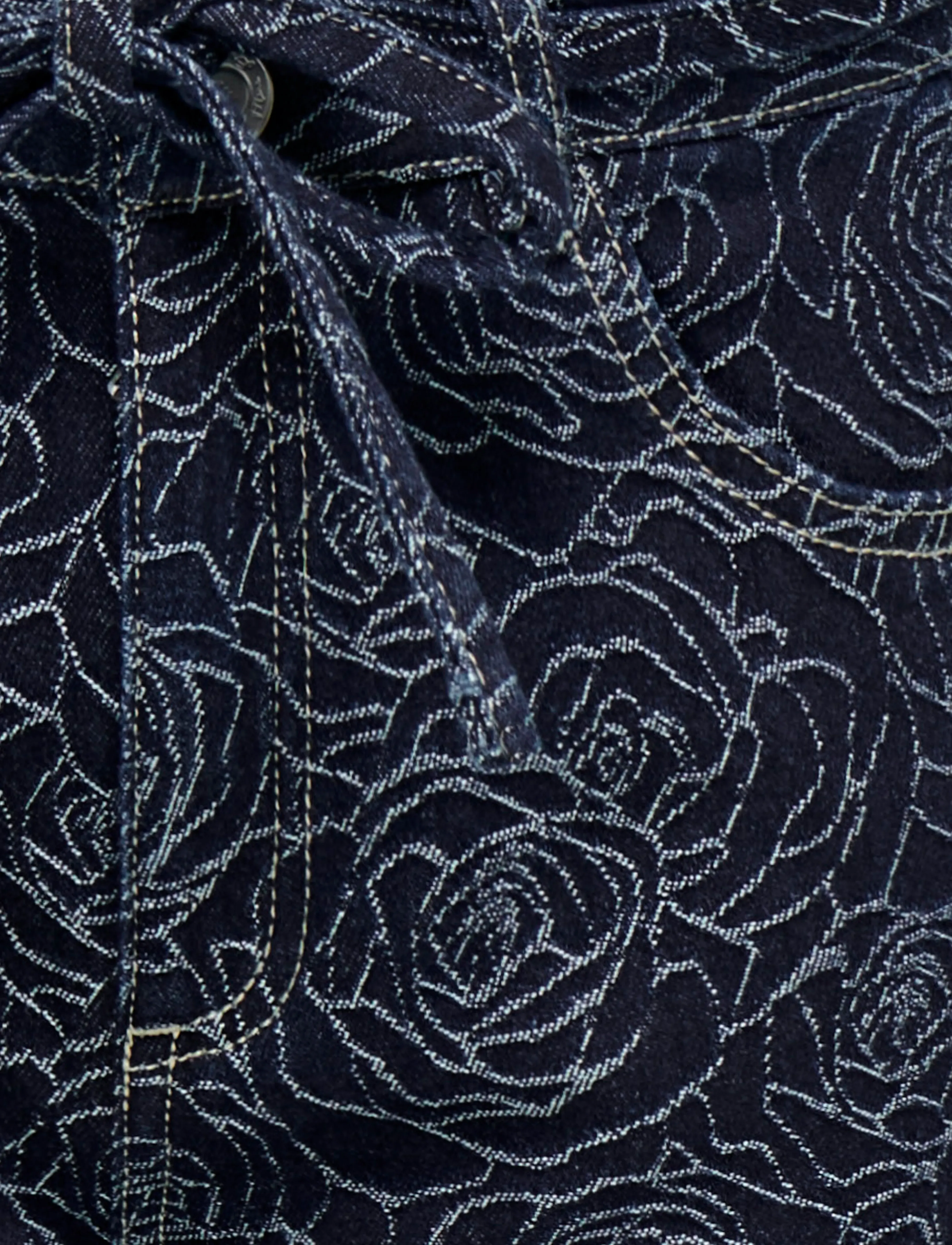 Kids Only - KOGGIANNA MW STRAIGHT FLOWER DNM BJ - regular jeans - dark blue denim - 3