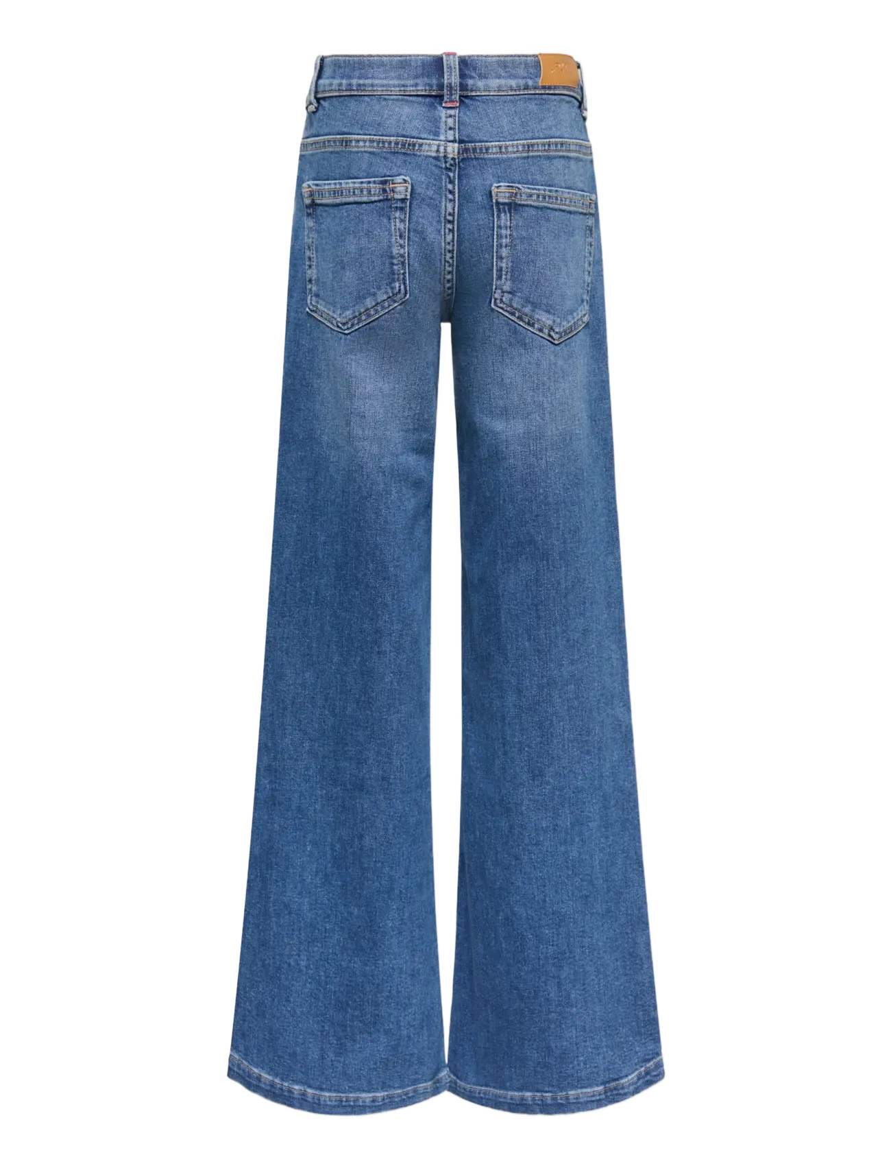 Kids Only - KOGCALIFORNIA MW WIDE FLARED REA NOOS - brede jeans - dark medium blue denim - 2
