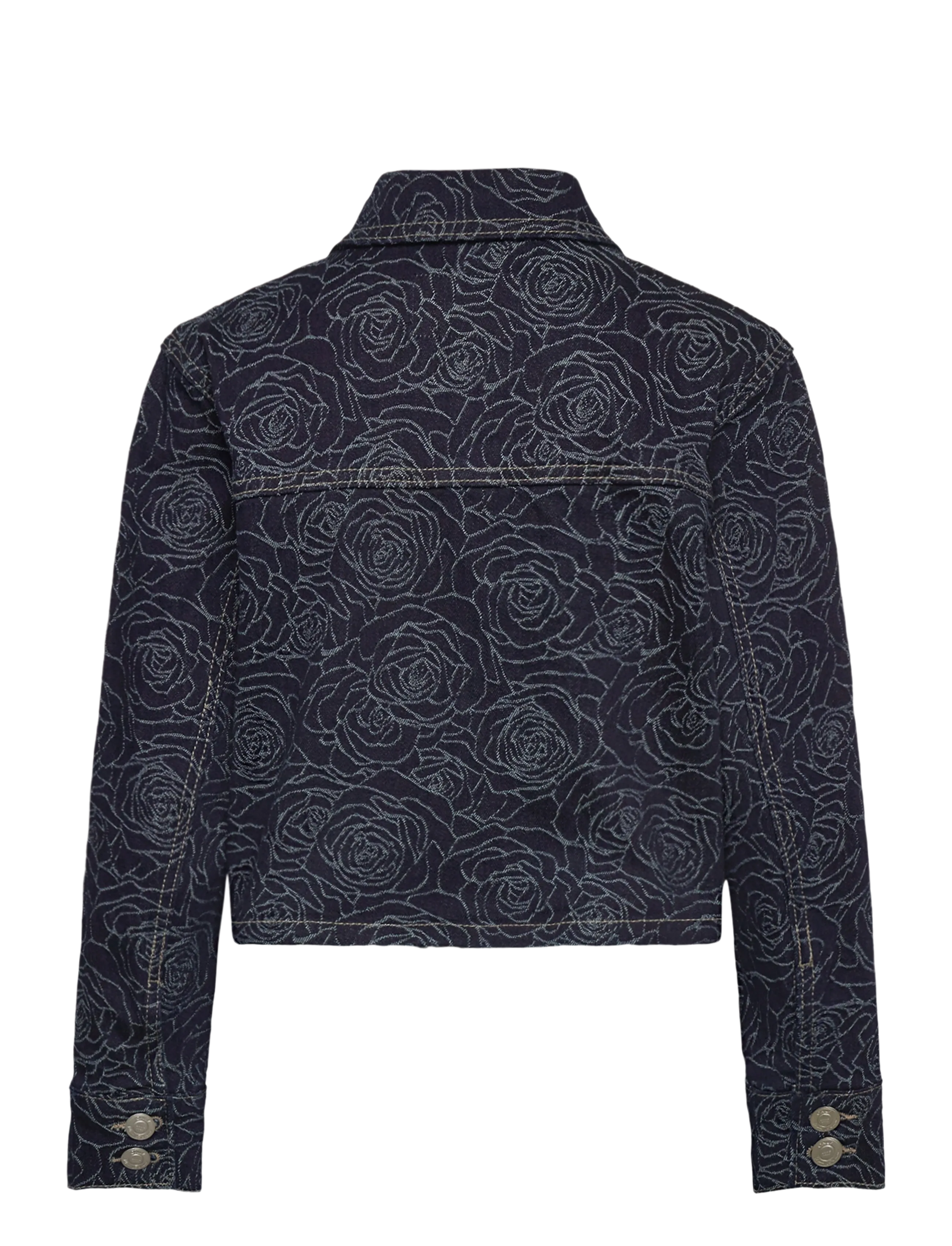 Kids Only - KOGGIANNA LS ROSE DNM JACKET - denimjakker - dark blue denim - 2