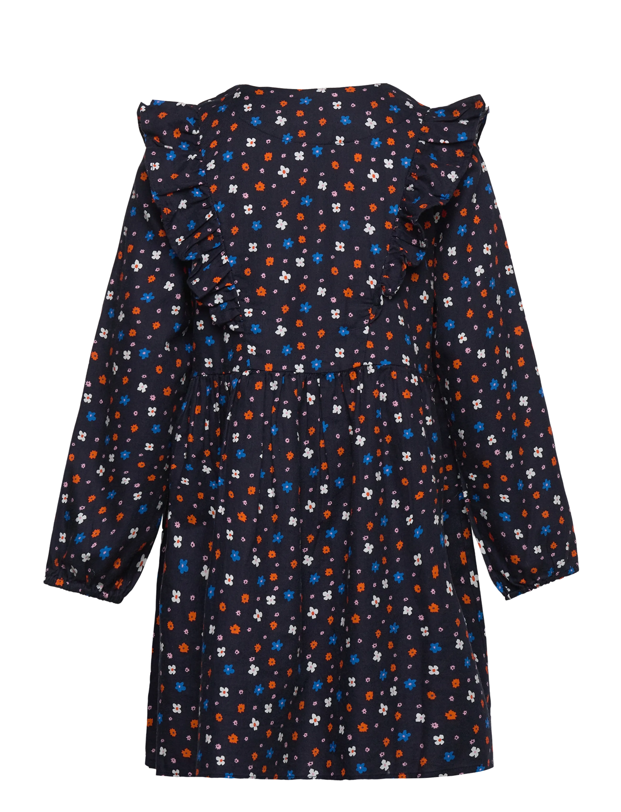 Kids Only - KMGASTRID L/S TWILL DRESS AOP WVN - langærmede hverdagskjoler - night sky - 1