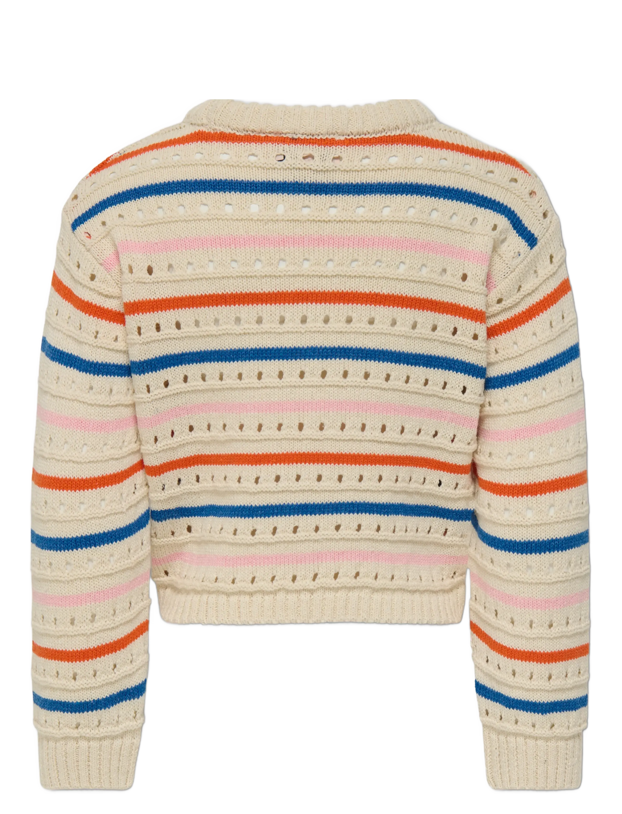 Kids Only - KMGSTINA LIFE L/S O-NECK 3D STRIPE KNT - pulls - tofu - 2