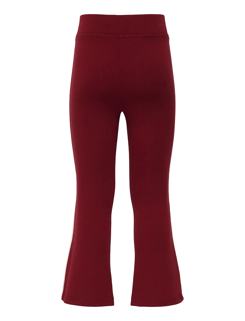 Kids Only - KMGPAIGE LIFE PIPING FLARED NOOS PNT - babybukser - cabernet - 2