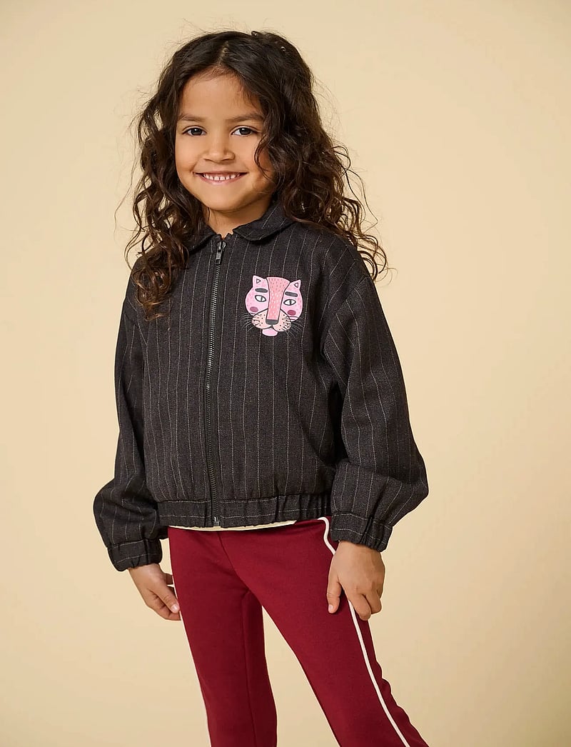 Kids Only - KMGPAIGE LIFE PIPING FLARED NOOS PNT - babybukser - cabernet - 0