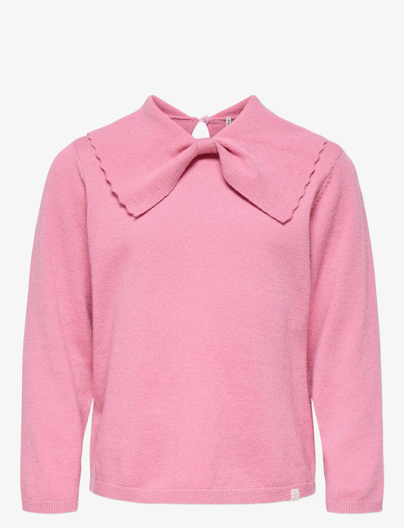 Kids Only - KMGKATIA LIFE LS O-NECK BOW COLLAR KNT - trøjer - sea pink - 0
