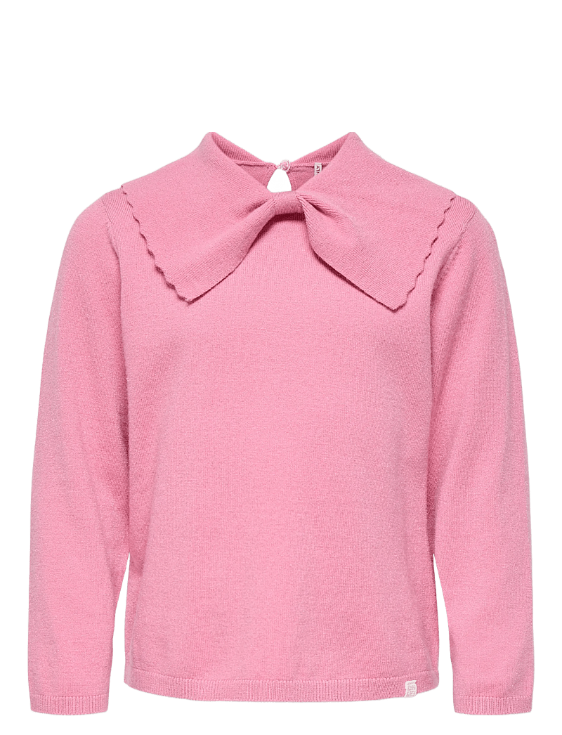 Kids Only - KMGKATIA LIFE LS O-NECK BOW COLLAR KNT - pullover - sea pink - 0