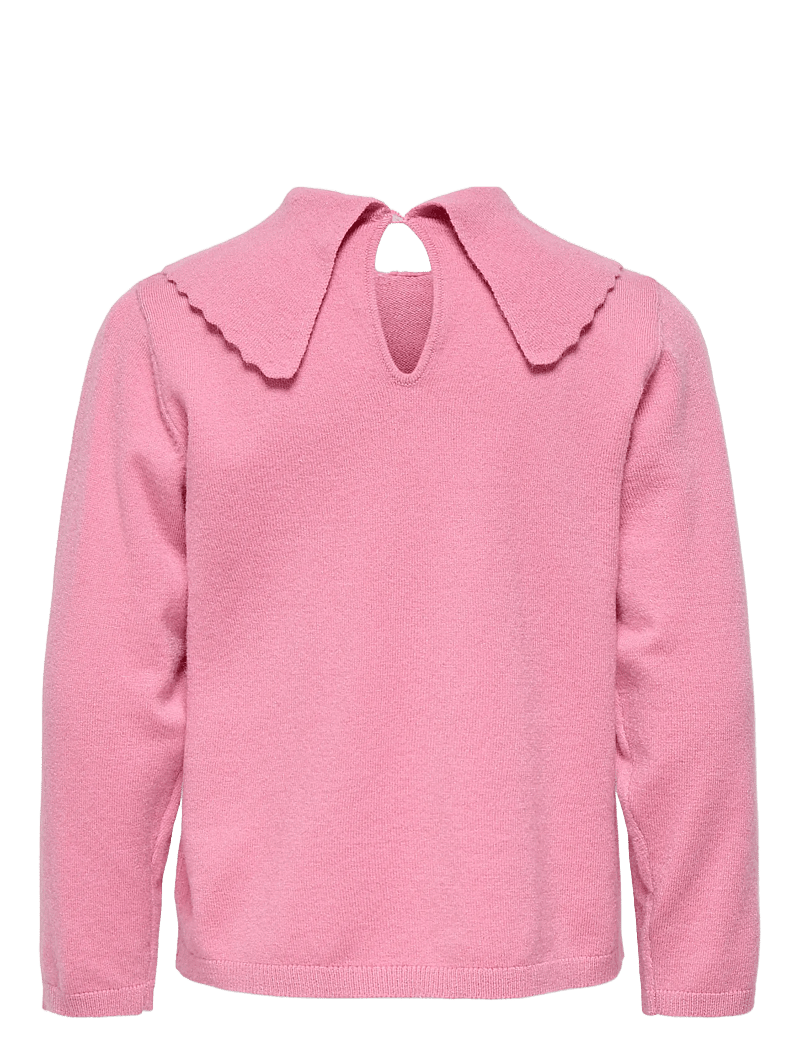 Kids Only - KMGKATIA LIFE LS O-NECK BOW COLLAR KNT - pullover - sea pink - 1