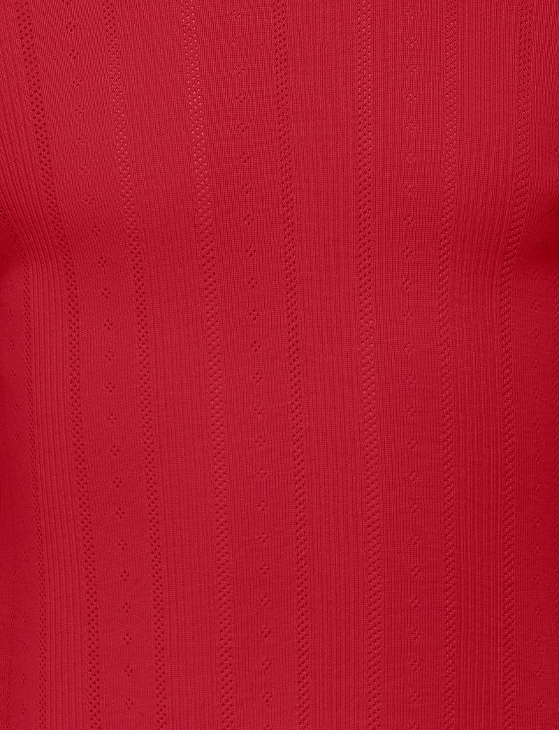 Kids Only - KMGCARLOTTA LIFE LS POINTEL FRILLTOP JRS - salsa - 2