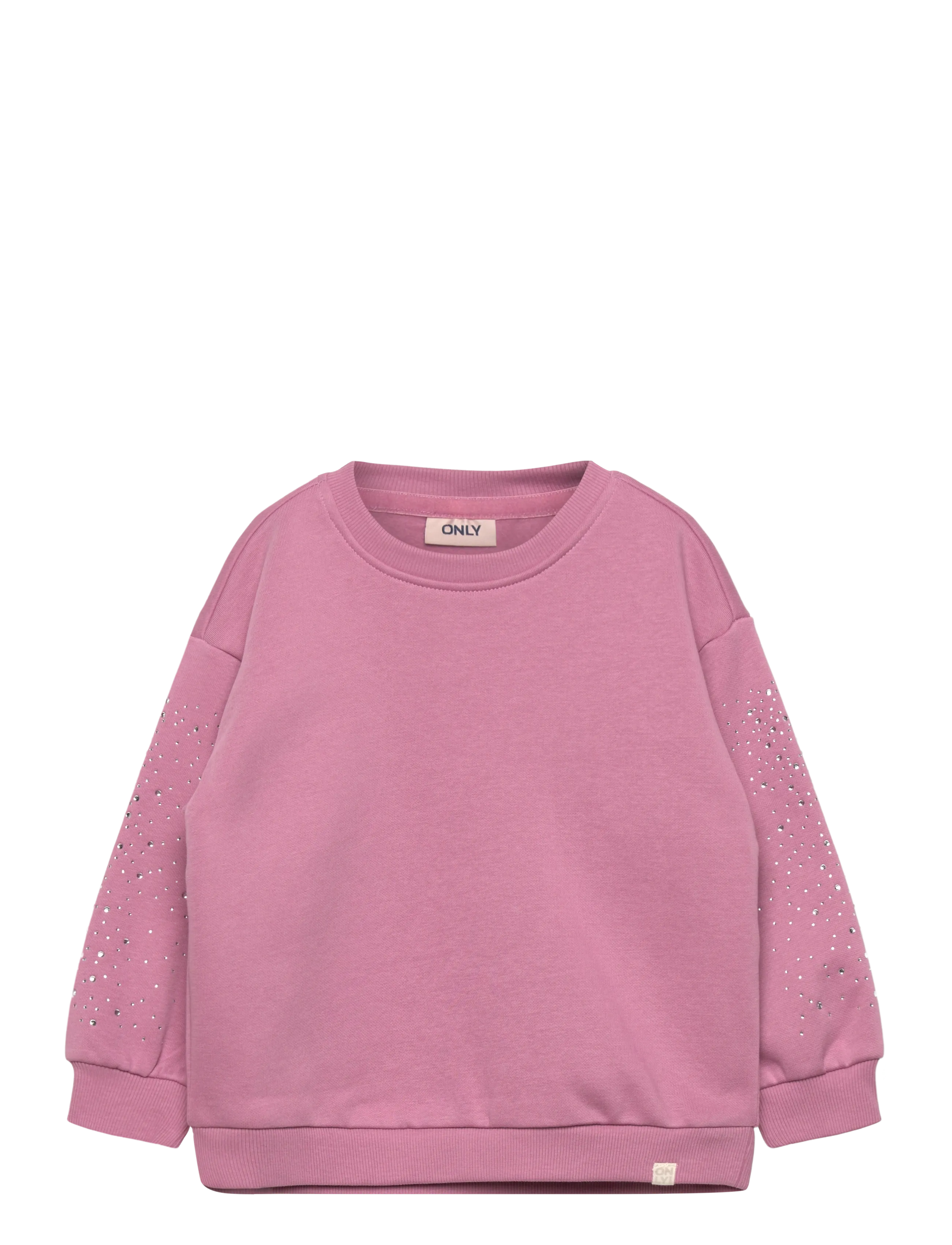 Kinder ONLY Kmgzenna Life L/S Loose Stone Bru Swt Pink - 110 - Kinder