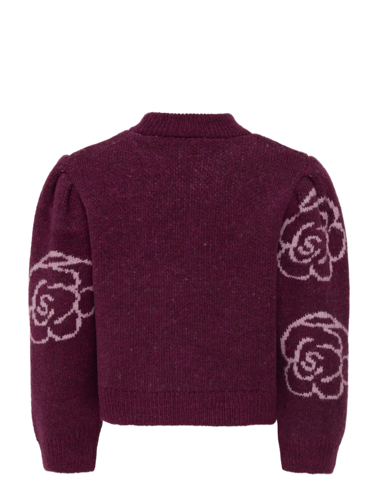 Kids Only - KMGTINA L/S JACQUARD PULLOVER KNT - mauve wine - 1