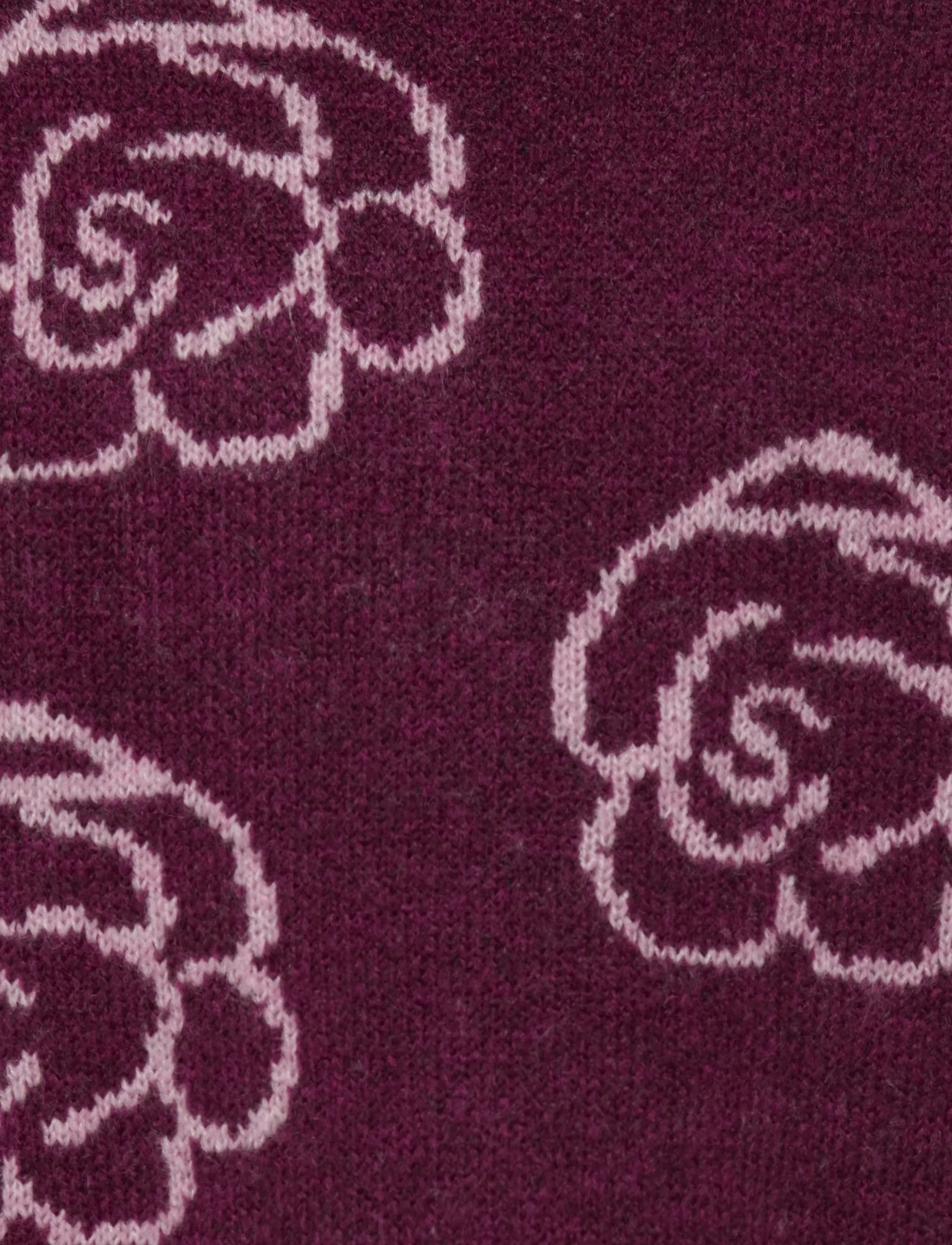 Kids Only - KMGTINA L/S JACQUARD PULLOVER KNT - mauve wine - 2