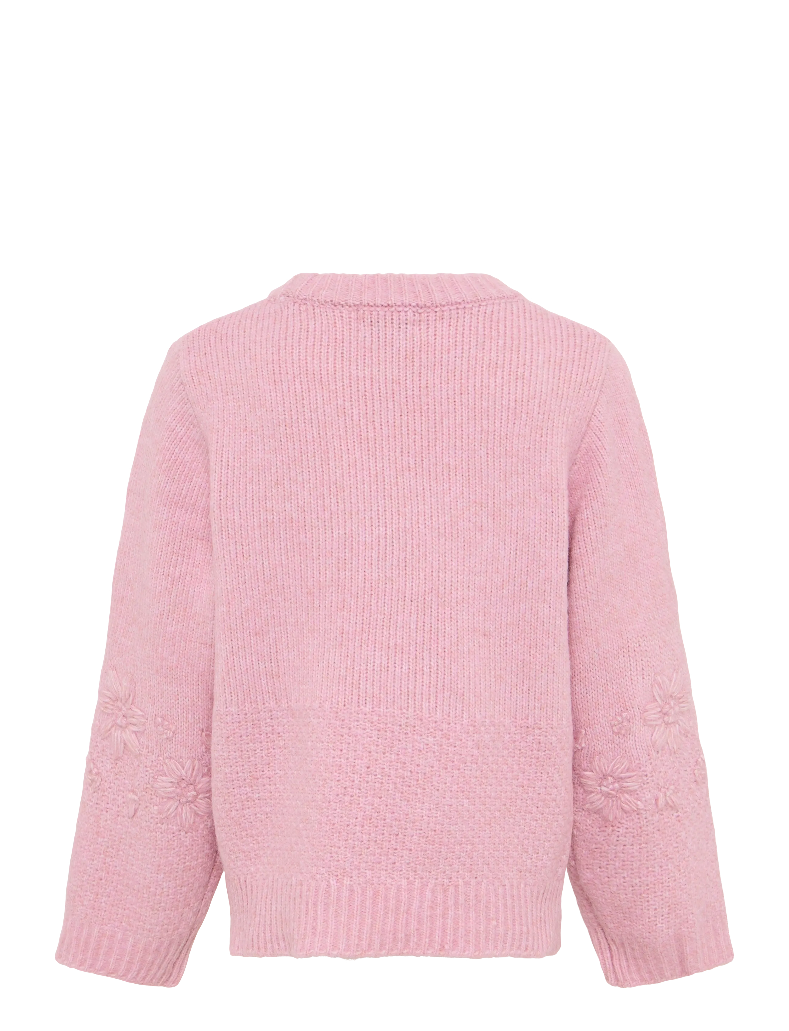 Kids Only - KMGTANYA LS FLOWER EMB KNT - trøjer - mauve orchid - 1