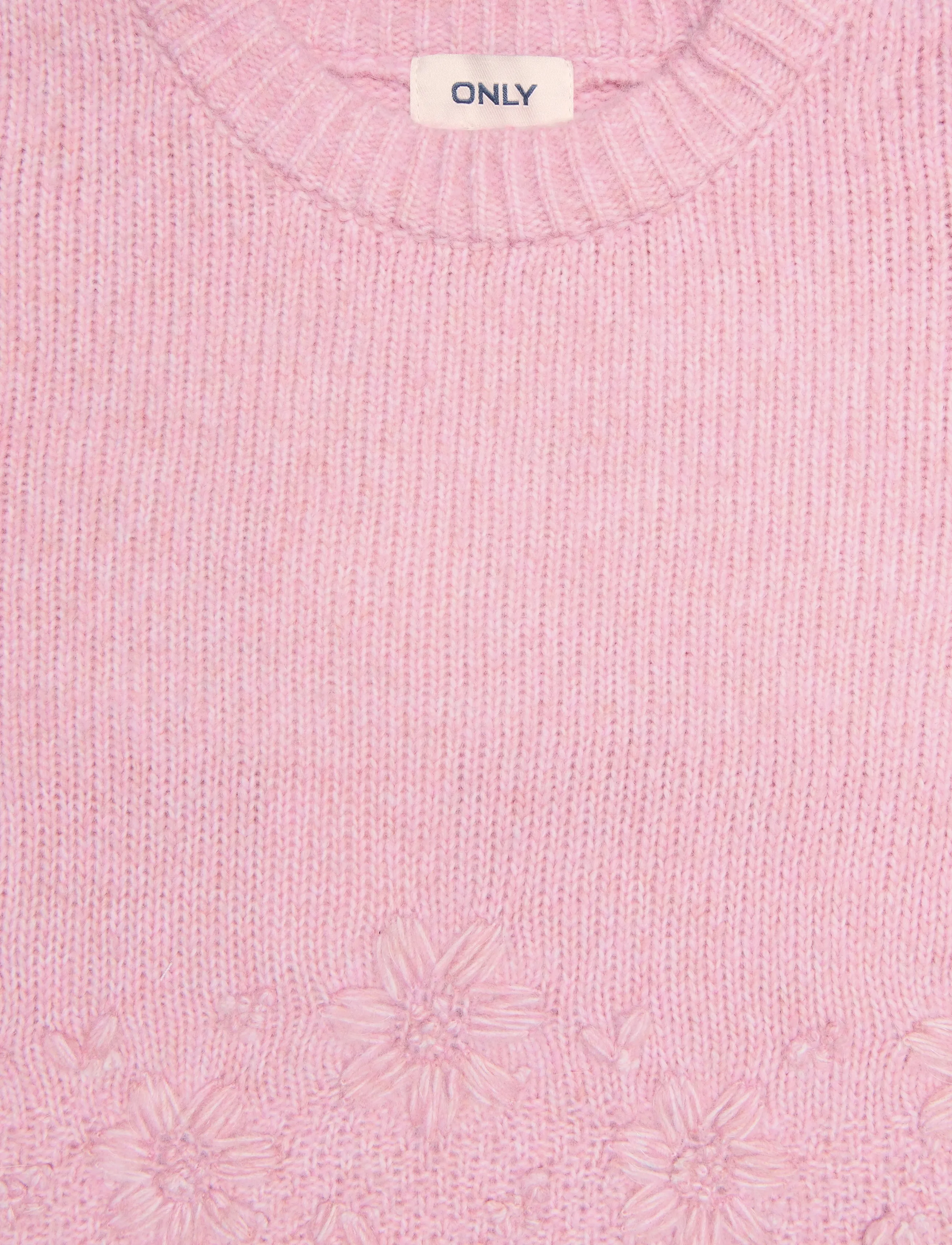 Kids Only - KMGTANYA LS FLOWER EMB KNT - trøjer - mauve orchid - 2