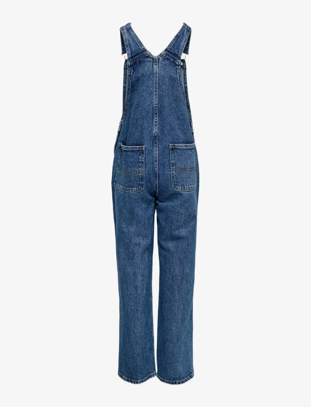Kids Only - KOGMASCHA OVERALLWIDE DNM MAE - hängselbyxor - medium blue denim - 1