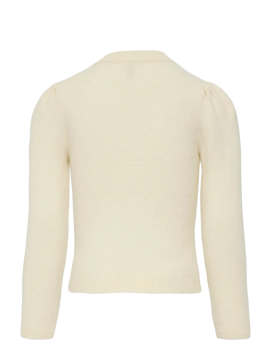 Kids Only - KMGKATIA LIFE LS PUFF O-NECK CP KNT NOOS - pullover - whitecap gray - 2