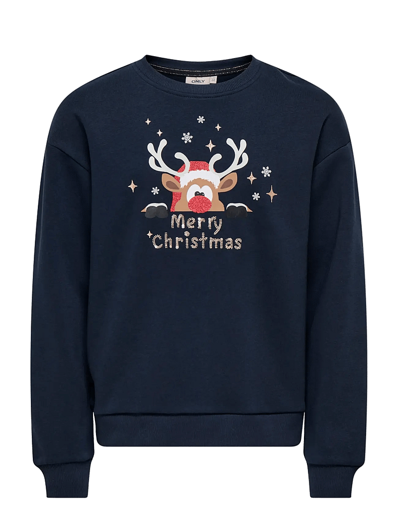 Kids Only - KOGYDA LIFE XMAS L/S O-NECK BOX SWT - dressipluusid - night sky - 0