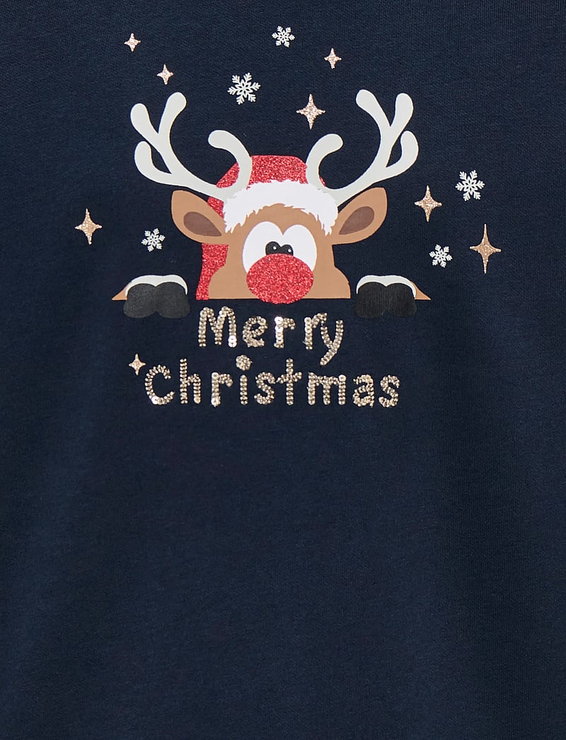 Kids Only - KOGYDA LIFE XMAS L/S O-NECK BOX SWT - dressipluusid - night sky - 2