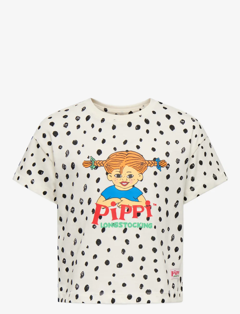 Kids Only - KMGPIPPA LIFE S/S BOXY PRINTED TEE JRS - kortærmede t-shirts - egret - 0