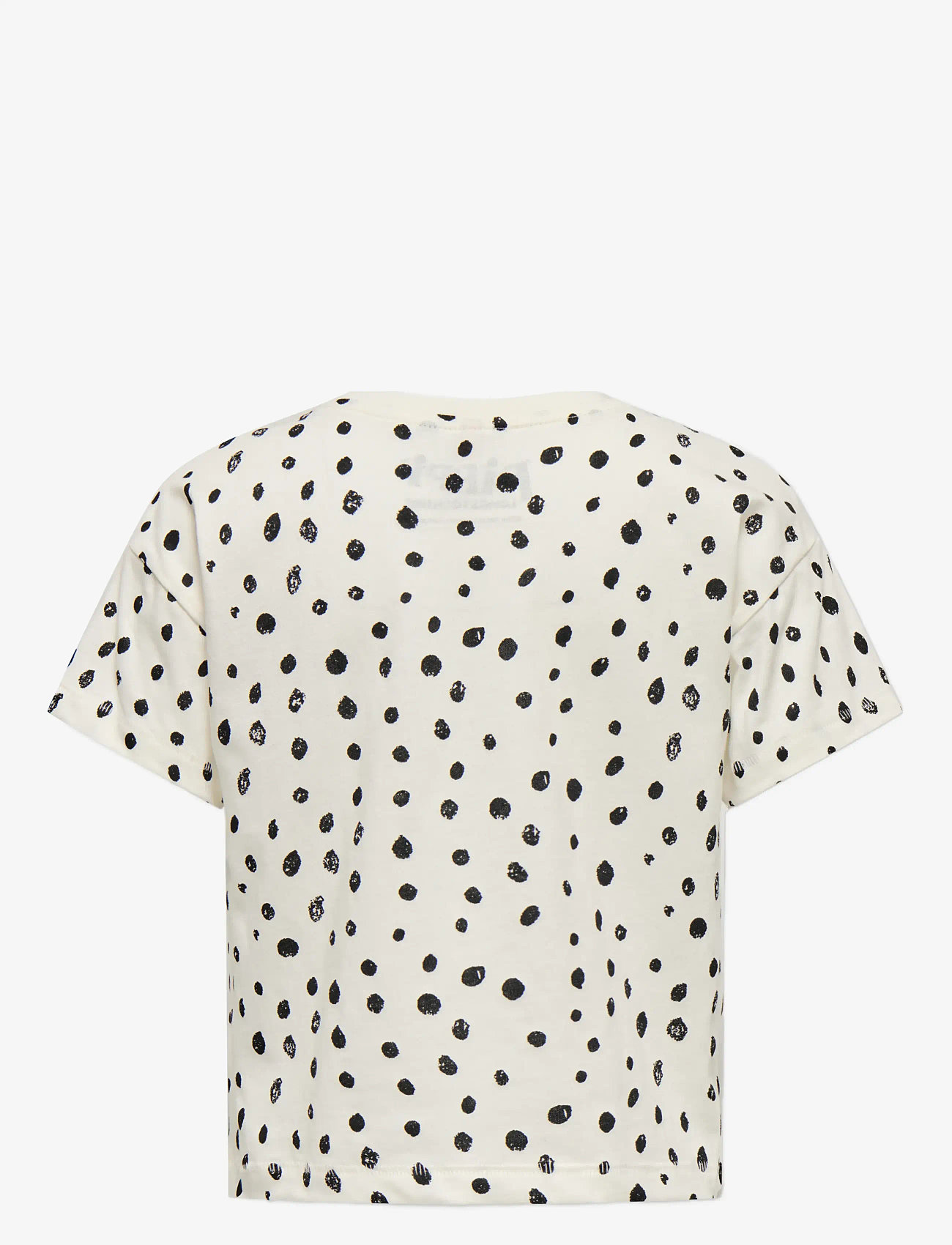 Kids Only - KMGPIPPA LIFE S/S BOXY PRINTED TEE JRS - kortärmade t-shirts - egret - 1