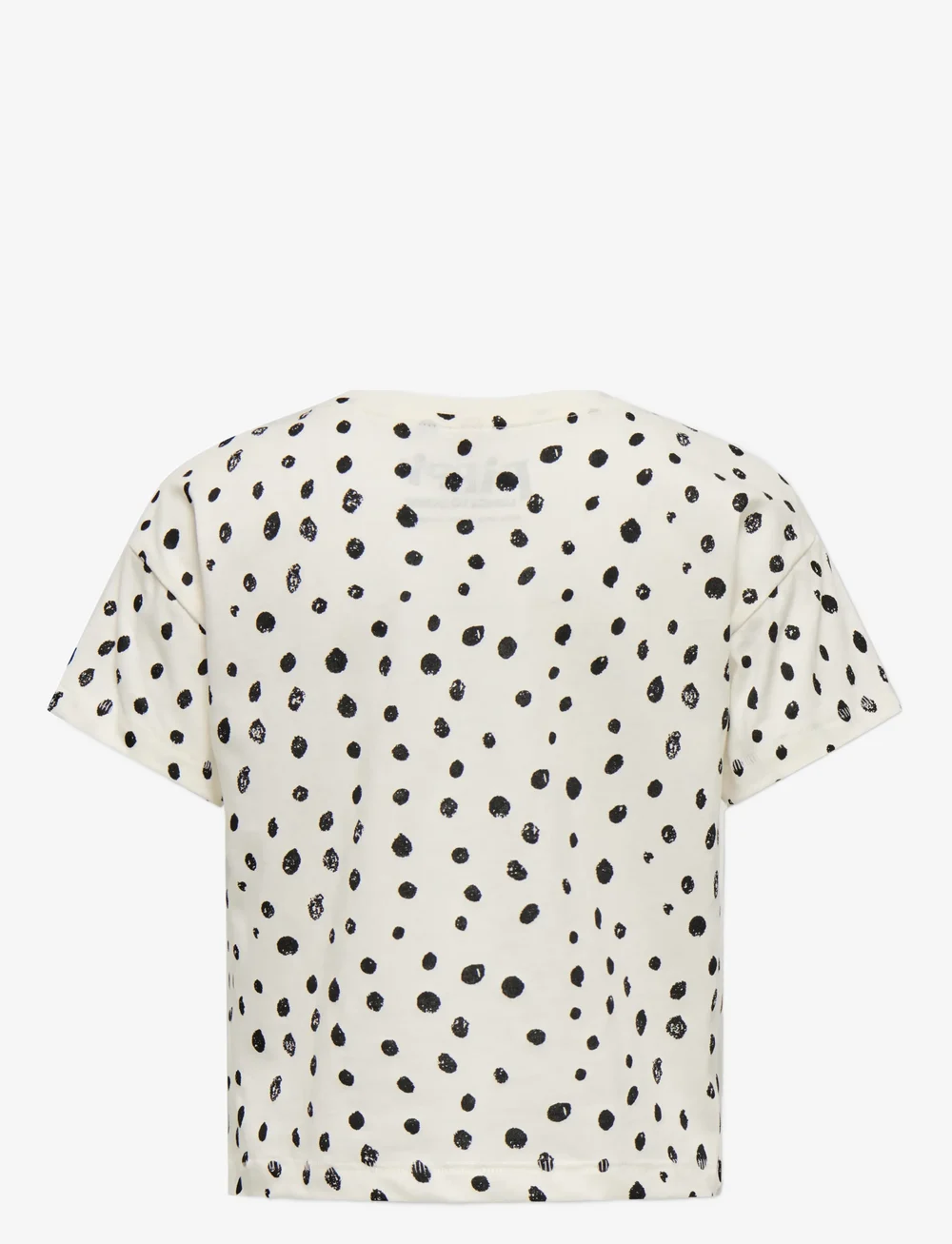 Kids Only - KMGPIPPA LIFE S/S BOXY PRINTED TEE JRS - kortærmede t-shirts - egret - 1