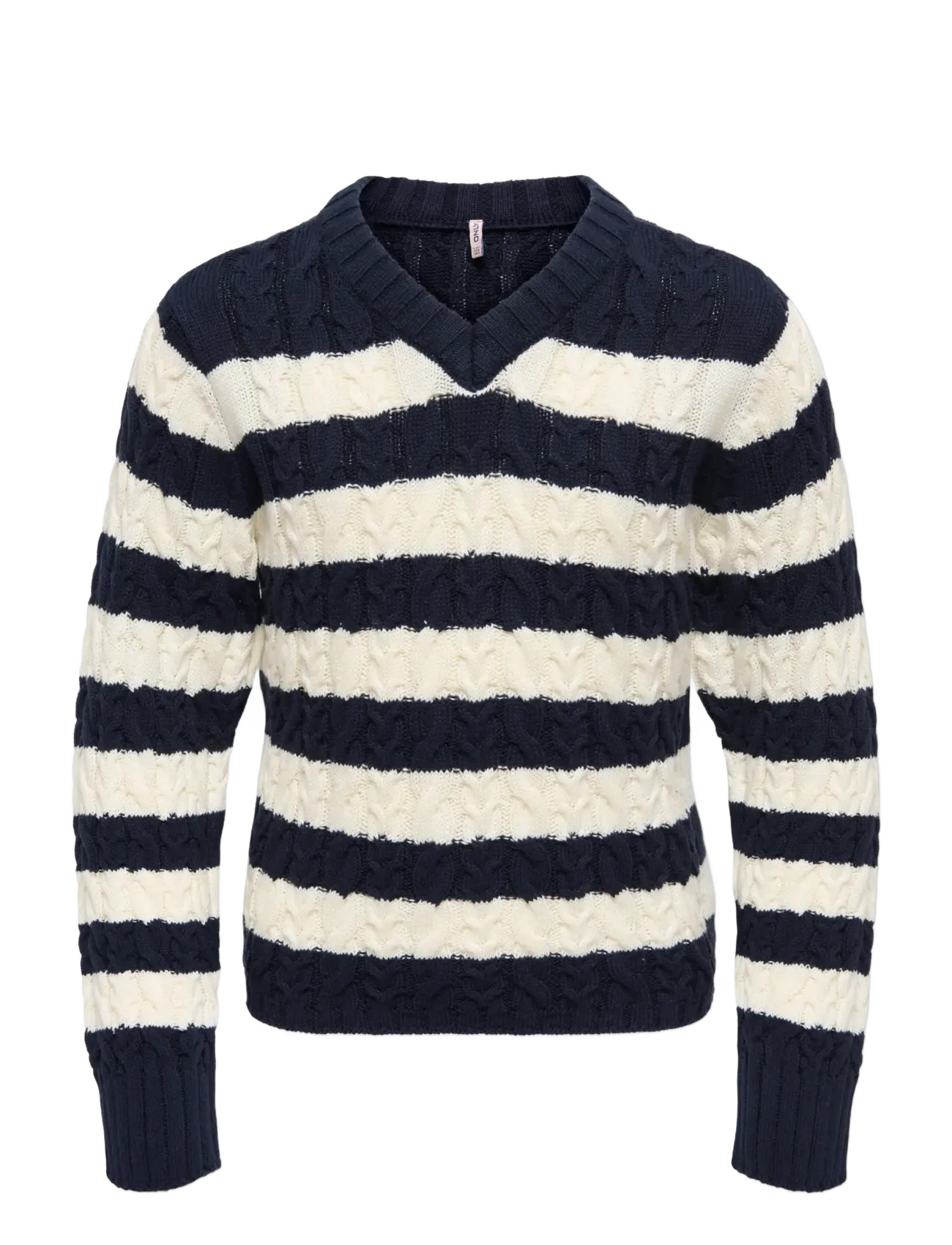 Kids Only KOGJANNY LIFE L/S V-NECK KNT - Stickat - NIGHT SKY / navy