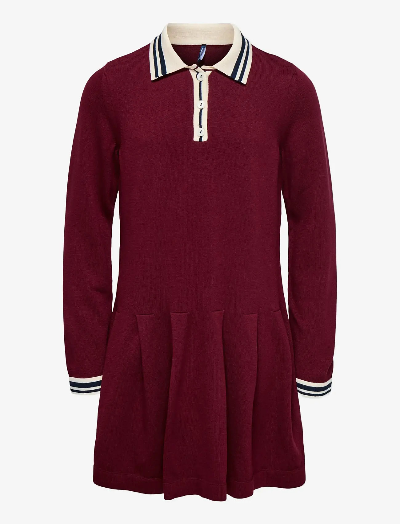 Kids Only Kogkalana L/s Polo Dress Knt (ON15356556) - Long-sleeved casual  dresses