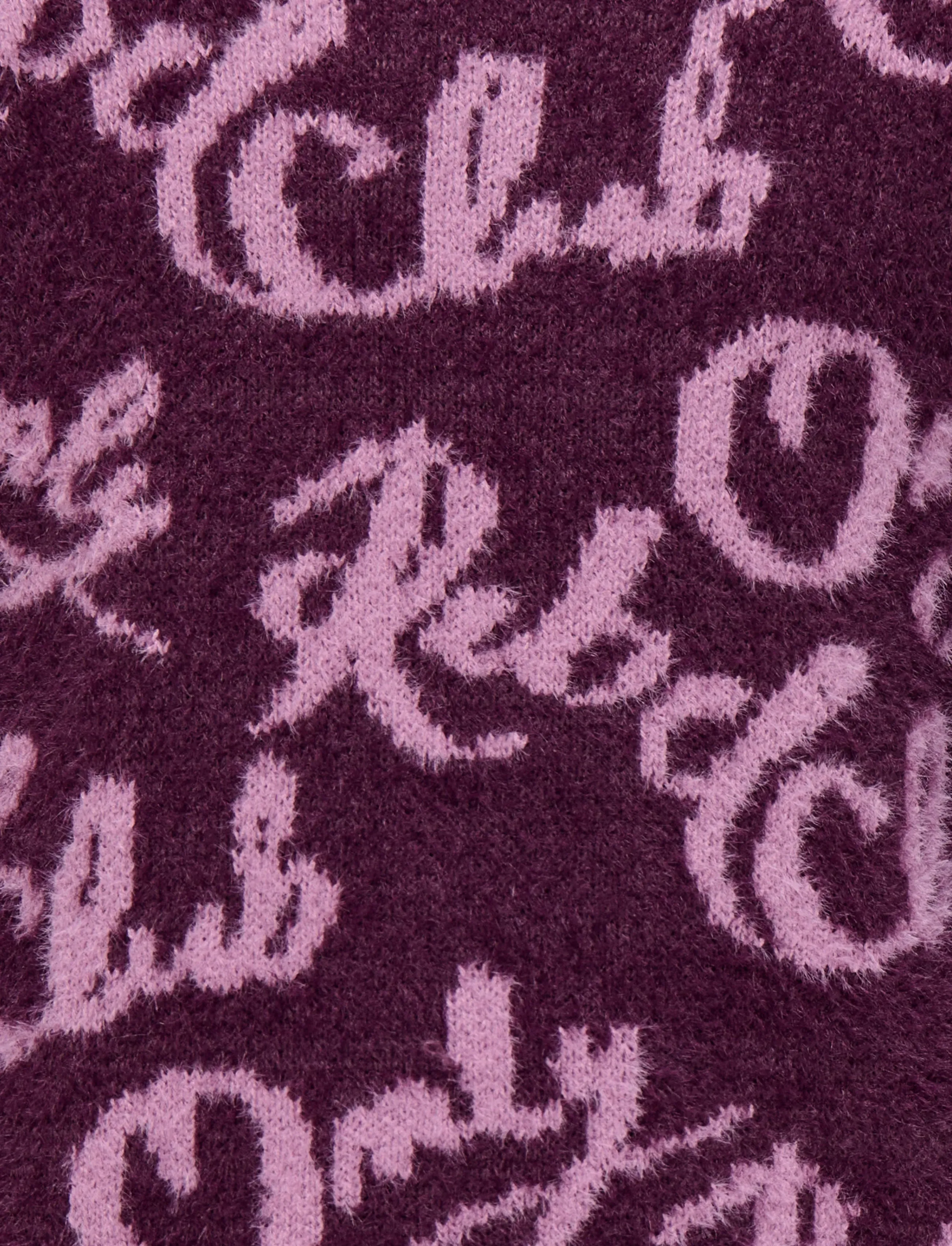 Kids Only - KOGDINA L/S JACQUARD O-NECK KNT - trøjer - mauve wine - 2