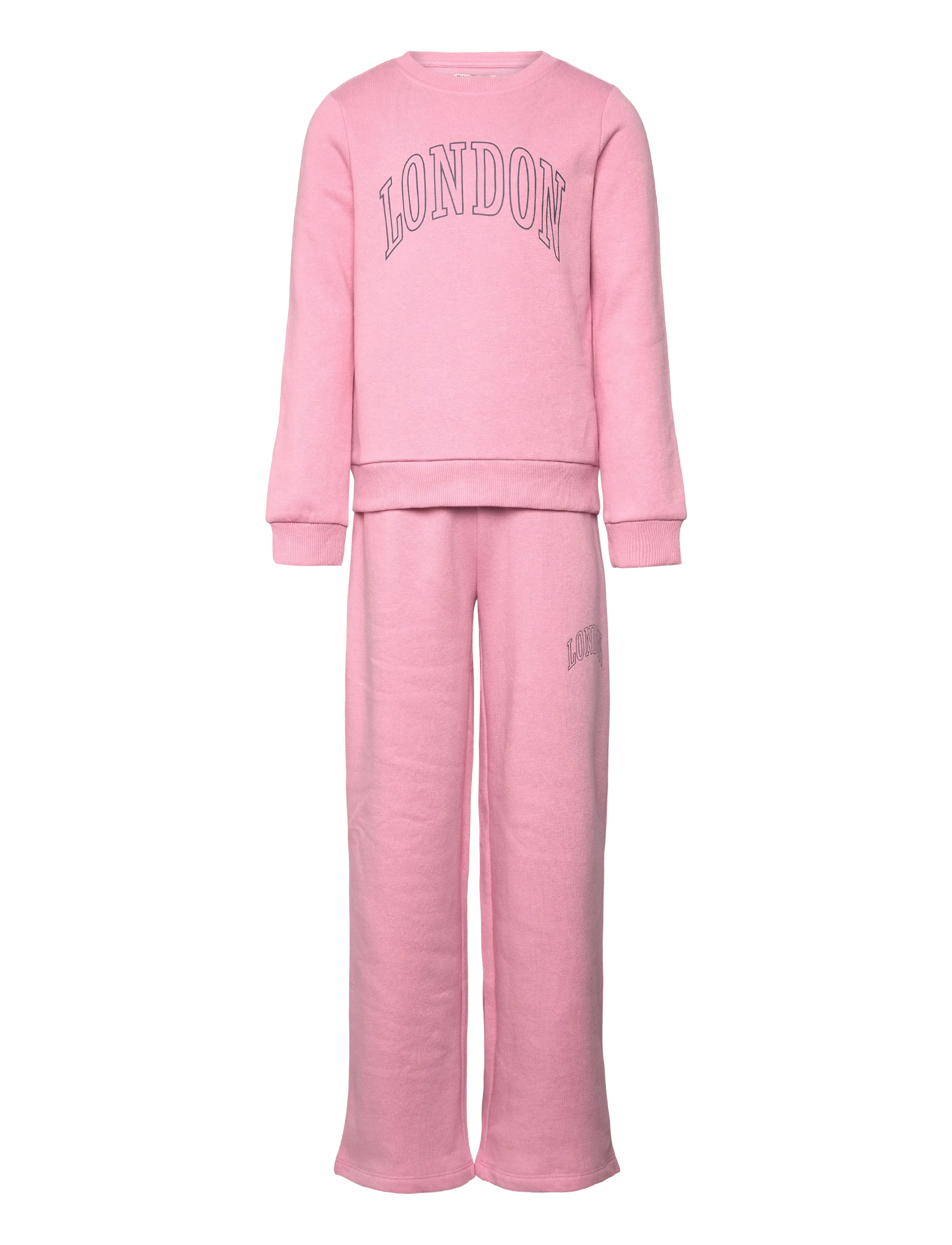 Kids Only KOGLINNA CITY SWEAT/PANTS SET OT SWT - Kläder - SEA PINK / pink/rose
