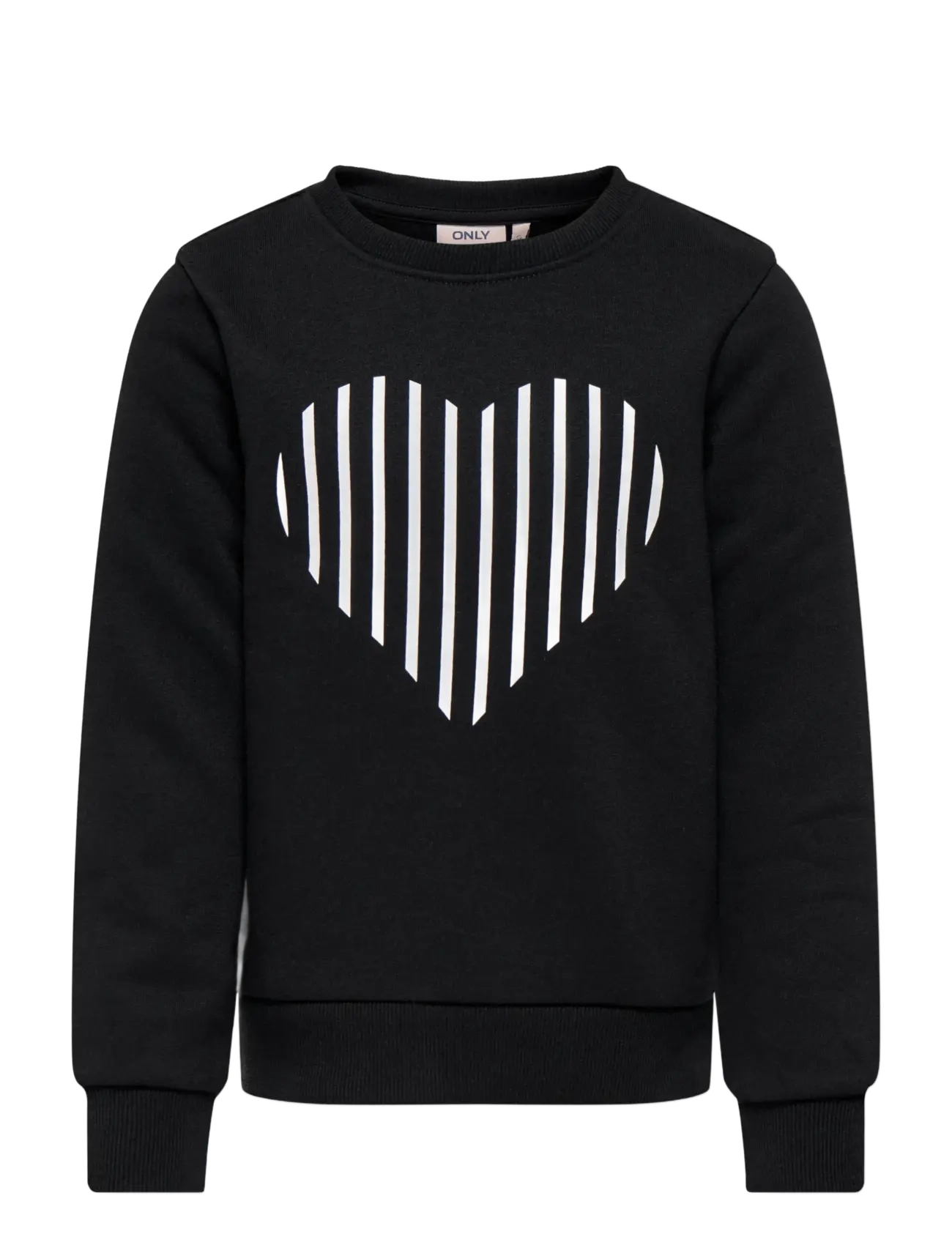 Kids Only KOGLINNA HEART O-NECK SWEAT OT SWT - 4 for 3 - BLACK / black