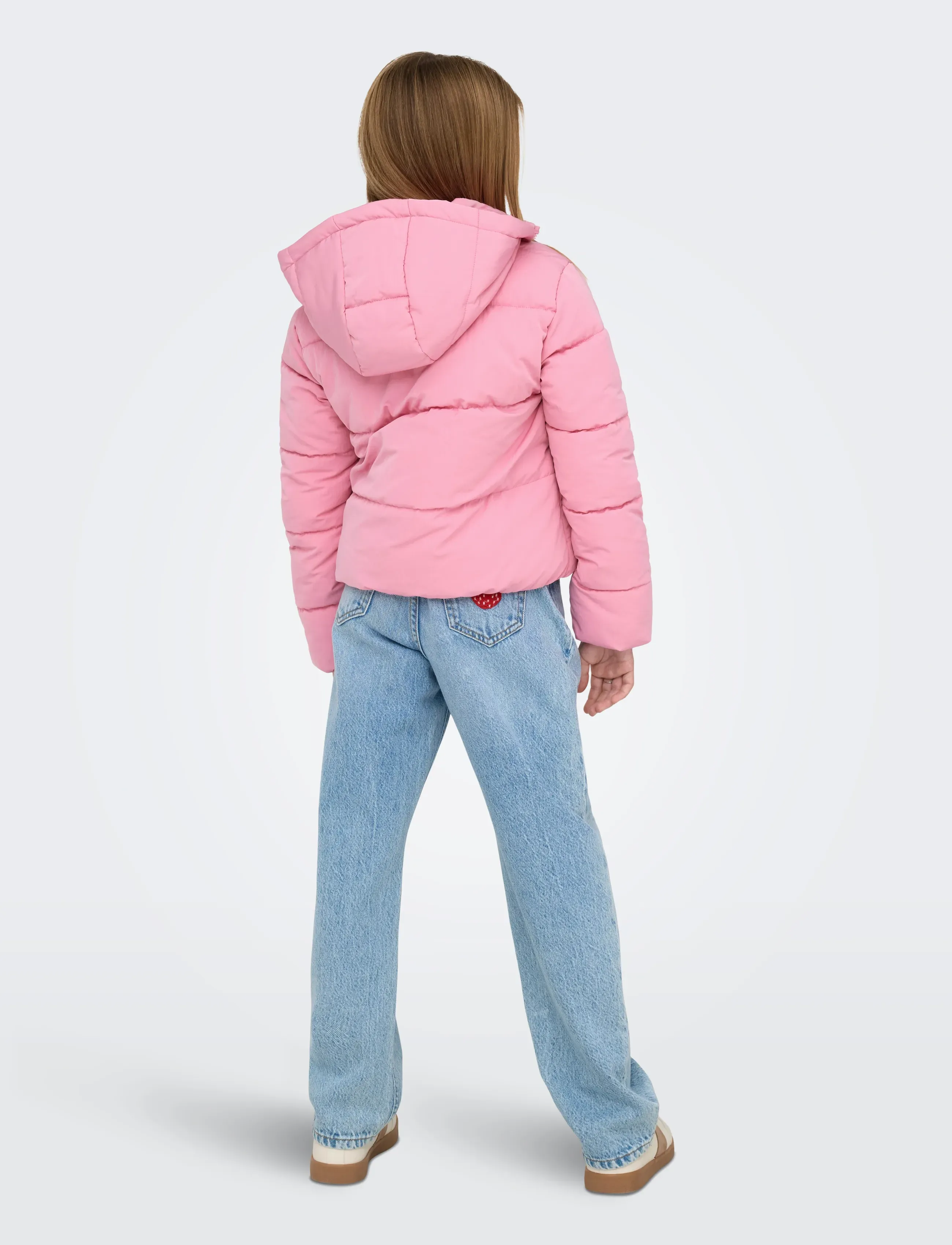 Kids Only - KOGMALIA SHORT PUFFER JACKET OT OTW - vinterjackor - sea pink - 3