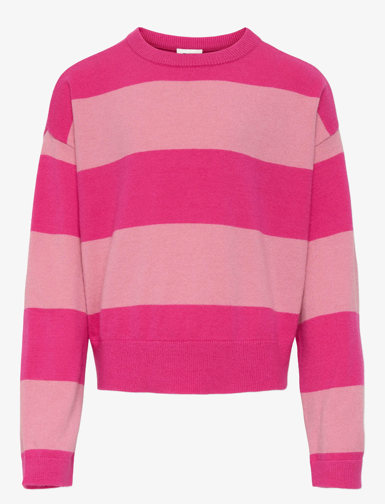 Kids Only - KOGTALA LS STRIPE ONECK OT KNT - jumpers - magenta - 0