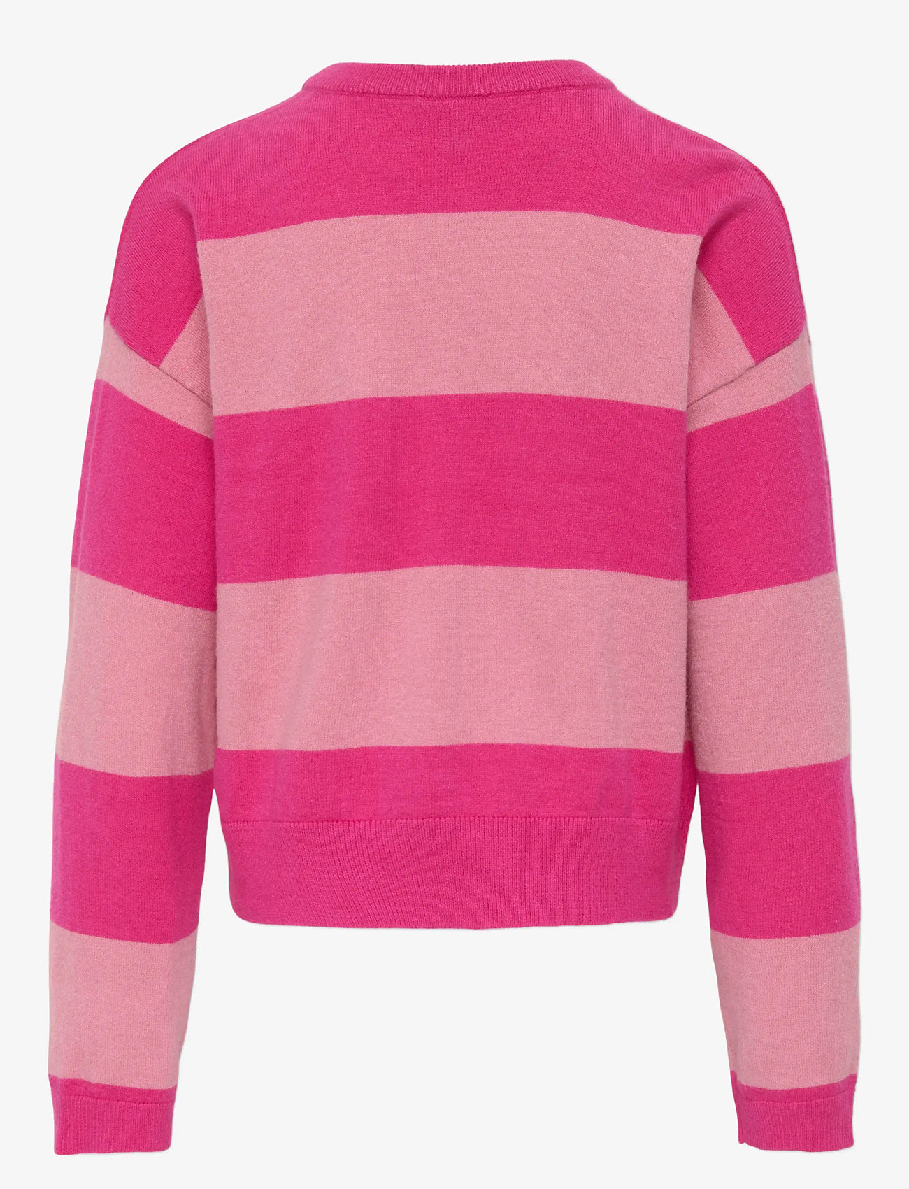 Kids Only - KOGTALA LS STRIPE ONECK OT KNT - jumpers - magenta - 1