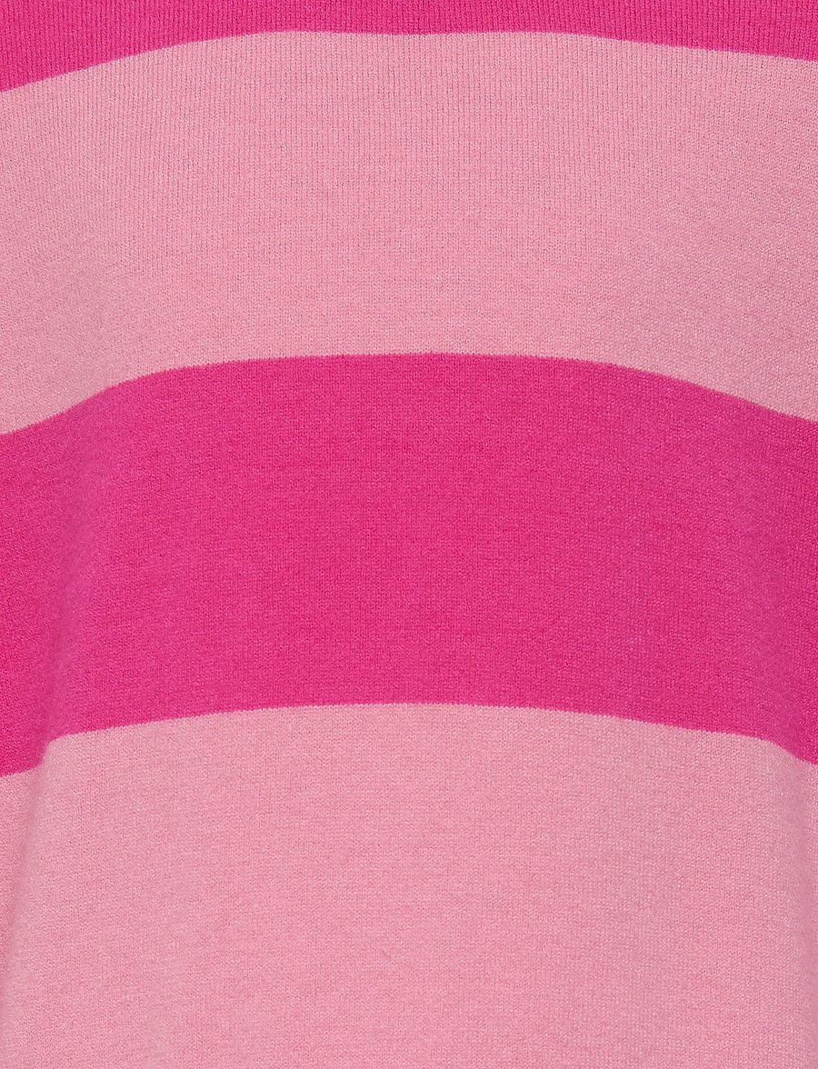 Kids Only - KOGTALA LS STRIPE ONECK OT KNT - pullover - magenta - 2