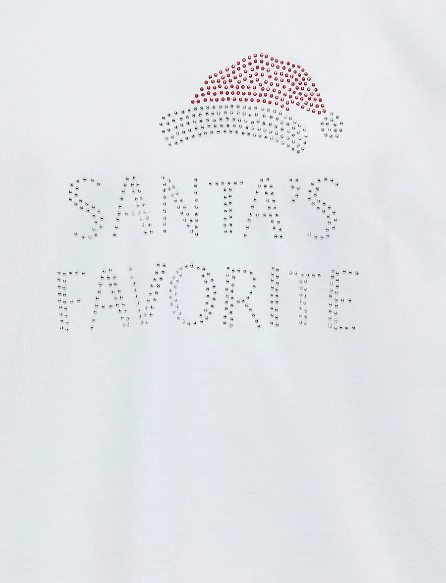 Kids Only - KOGRIRI LIFE XMAS L/S STONES TOP JRS - långärmade t-shirts - cloud dancer - 2