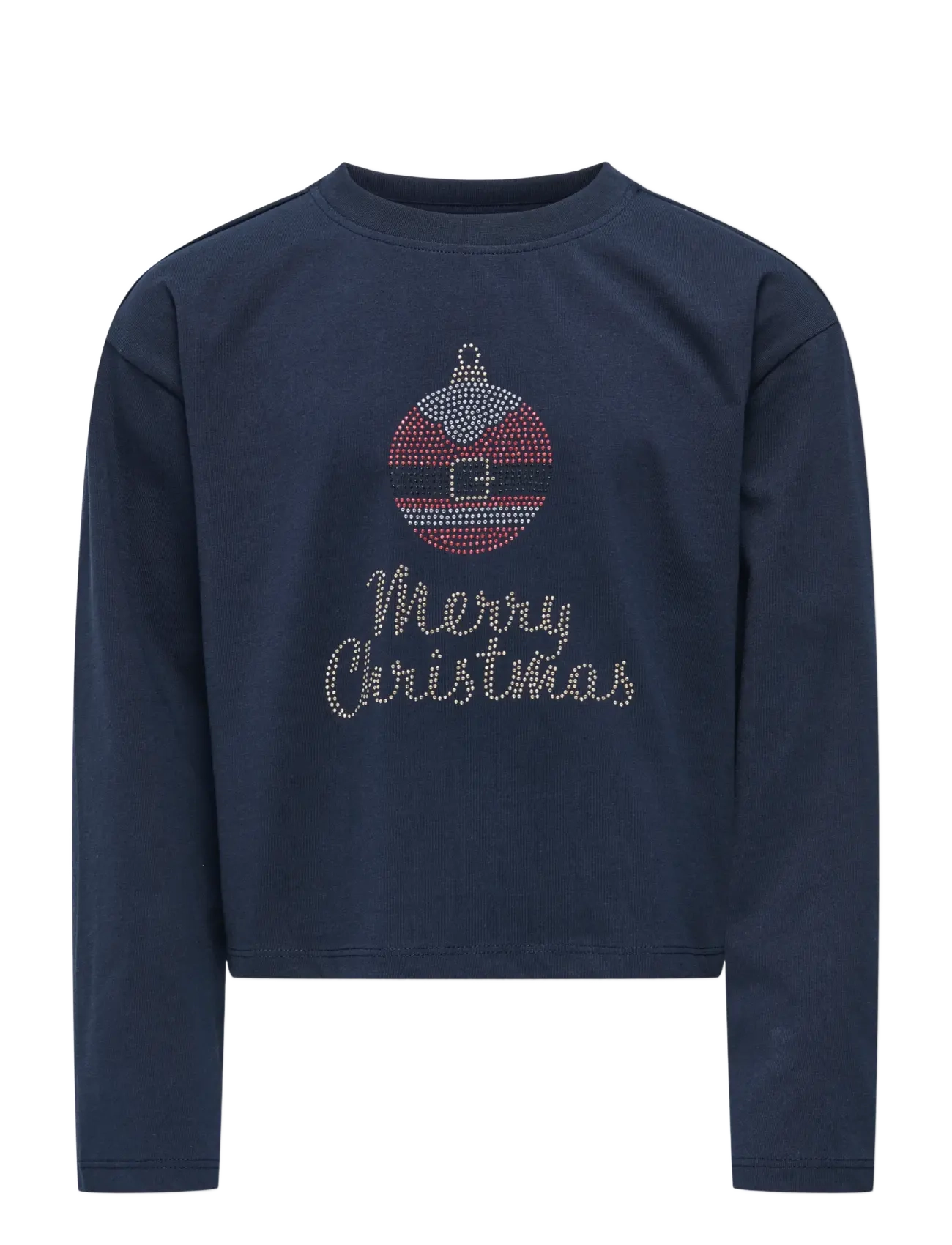 Kids Only KOGRIRI LIFE XMAS L/S STONES TOP JRS - Oberteile - NIGHT SKY / navy