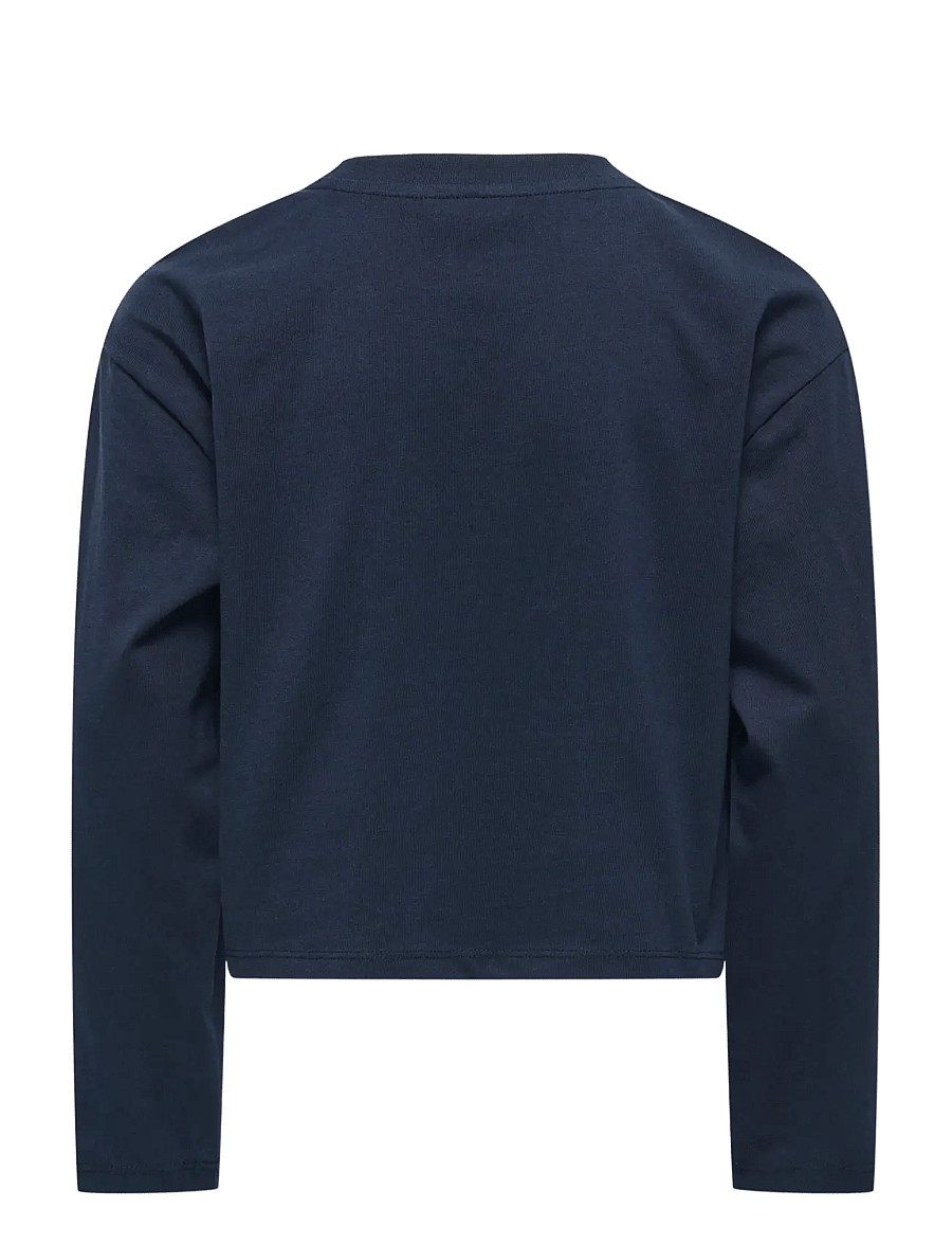 Kids Only - KOGRIRI LIFE XMAS L/S STONES TOP JRS - långärmade t-shirts - night sky - 1