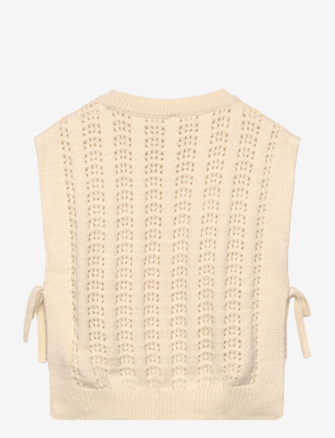 Kids Only - KMGKATIA S/L O-NECK VEST KNT - westen - tofu - 2