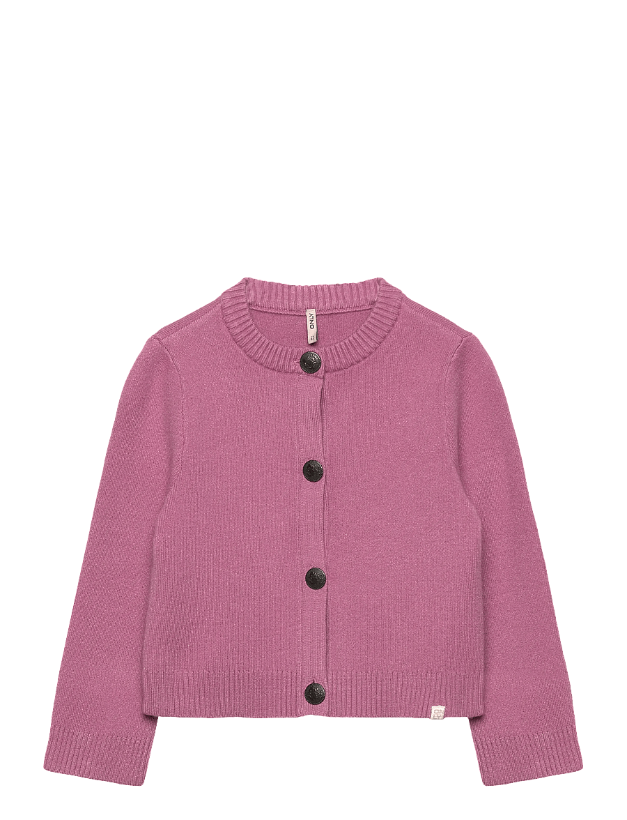 Kids Only - KMGKELLY LIFE L/S O-NECK CARDIGAN KNT - cardigans - mauve orchid - 0