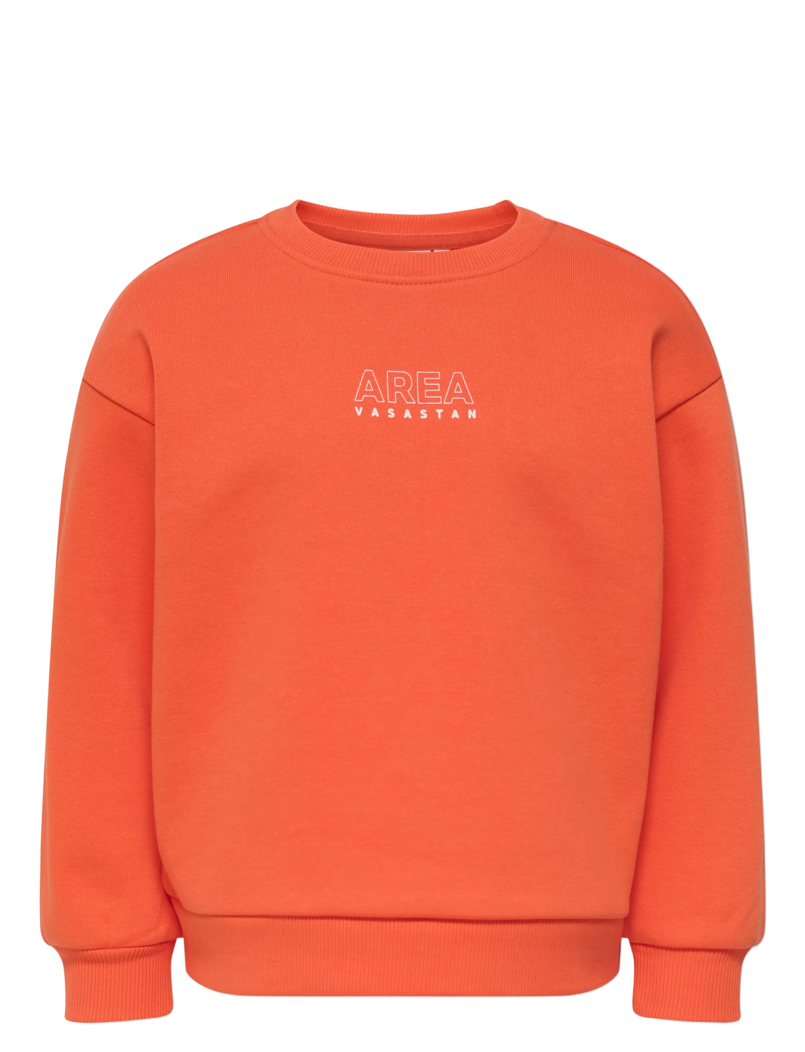 Kids Only KMGZENJA LIFE L/S BOXY PULLOVER BRU SWT - Oberteile - TIGERLILY / orange