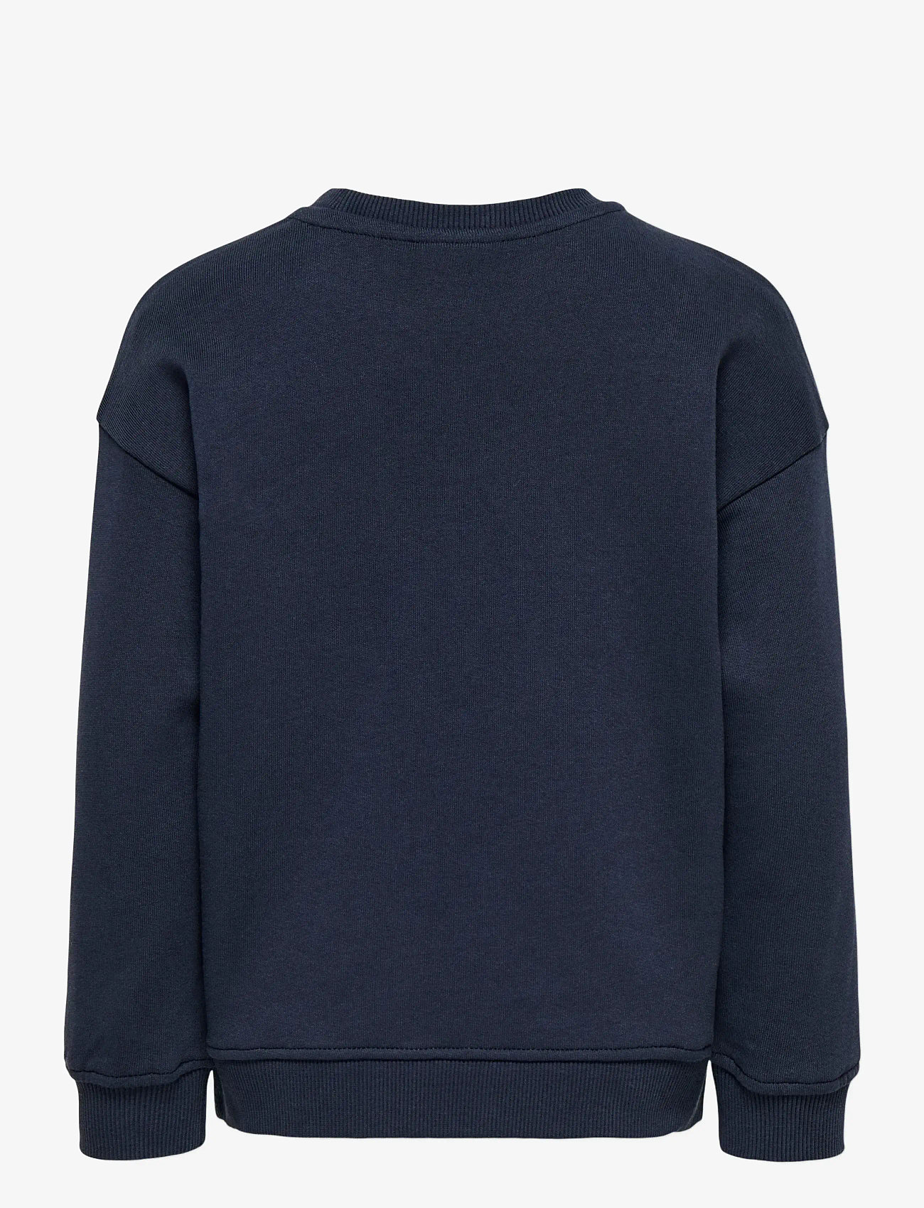 Kids Only - KMGLEOPAULA LIFE L/S LOOSE PULLO BRU SWT - dressipluusid - night sky - 1