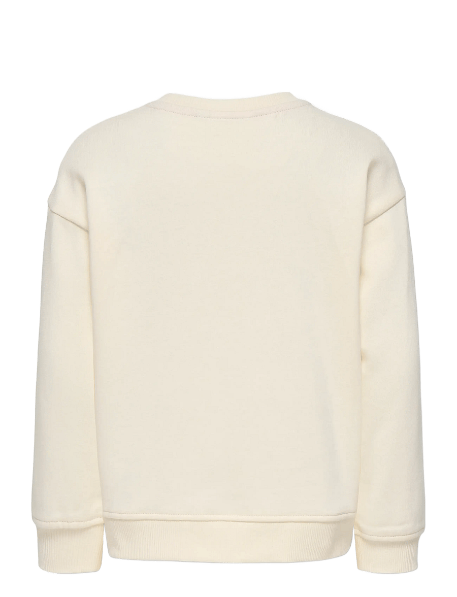 Kids Only - KMGLEOPAULA LIFE L/S LOOSE PULLO BRU SWT - sweatshirts - tofu - 2