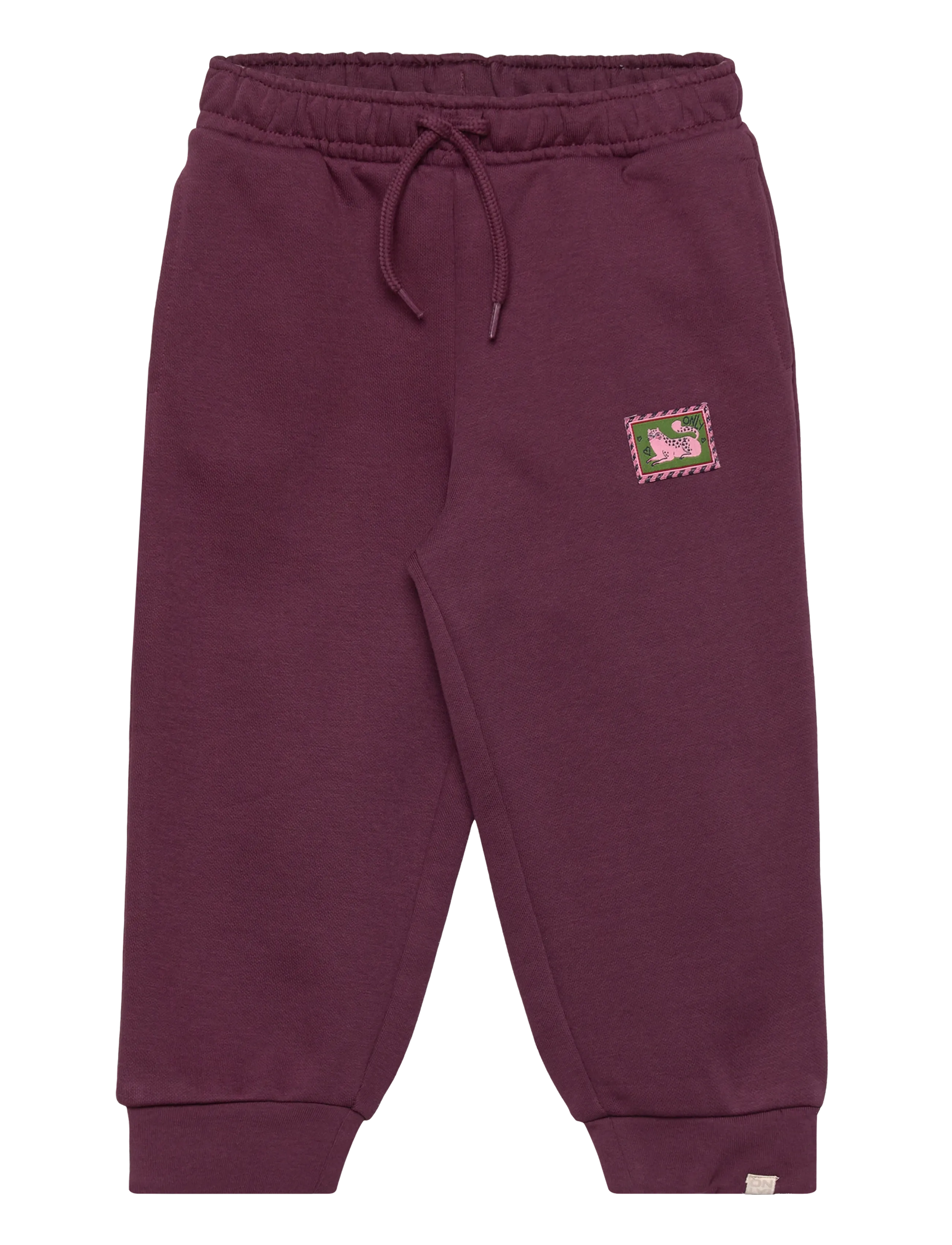 Kids Only KMGLEONORA LIFE REG PANT BRU SWT - Riided - MAUVE WINE / burgundy