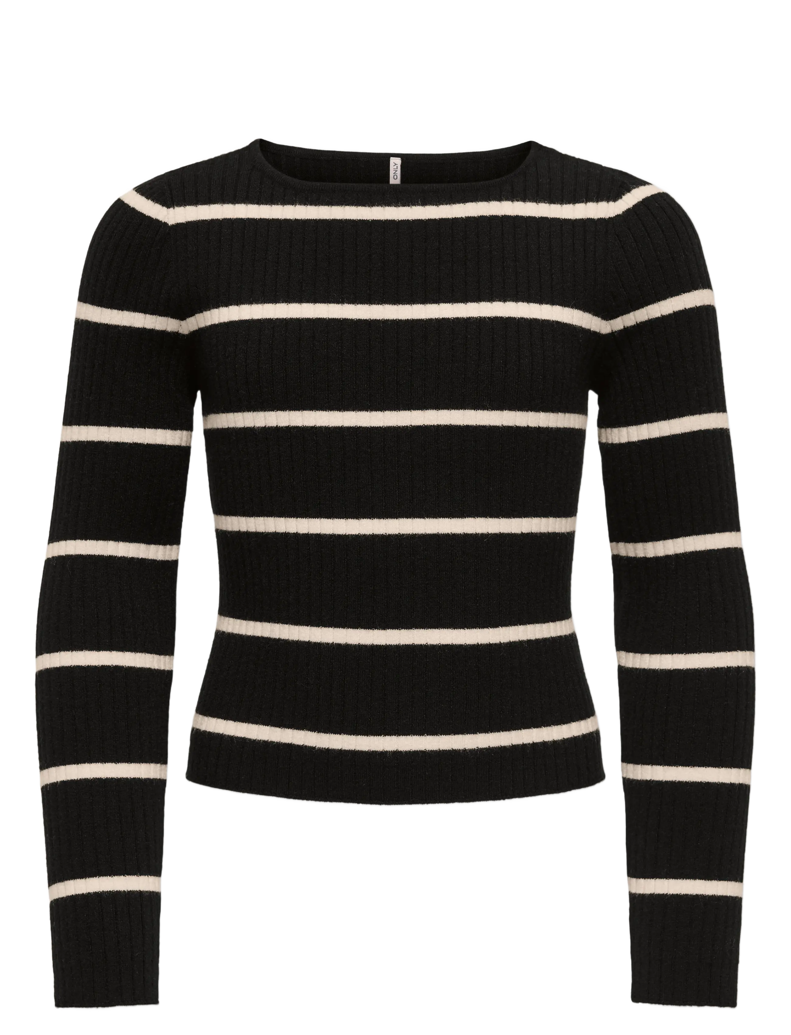 Kids Only Kogibi Ls Rib Boatneck Cp Knt Noos, 122-128, Navy, Strik > Pullovere, Børn