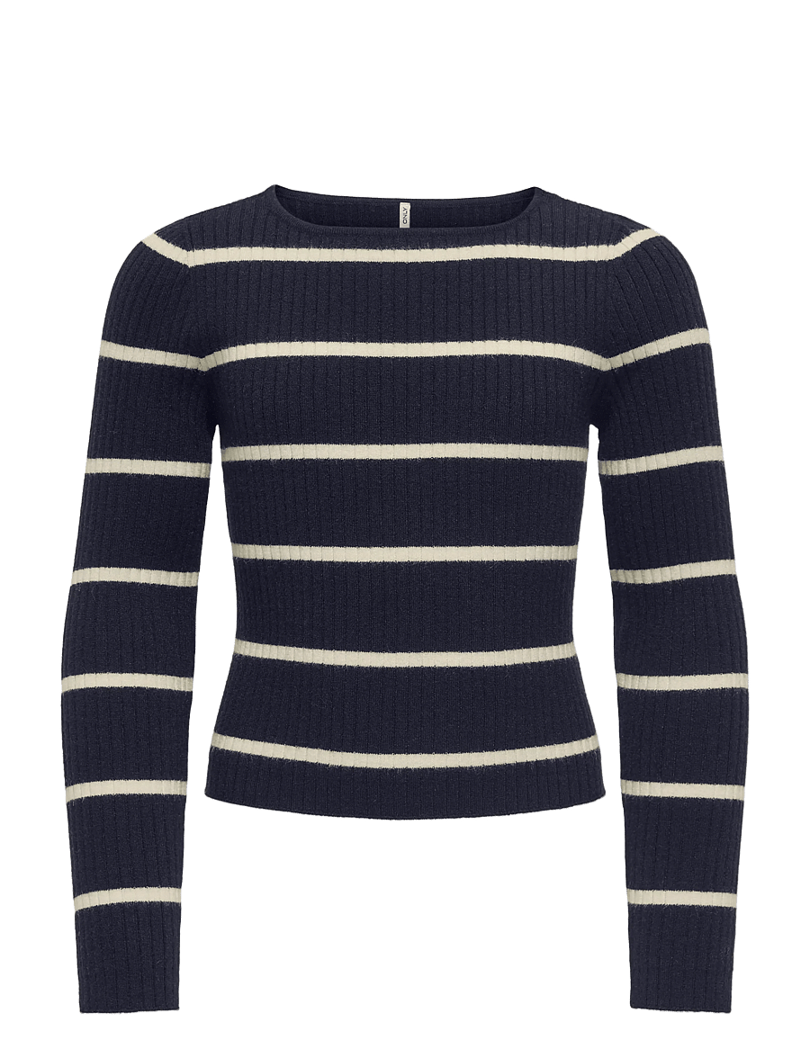 Kids Only - KOGIBI LS RIB BOATNECK CP KNT - trøjer - night sky - 0