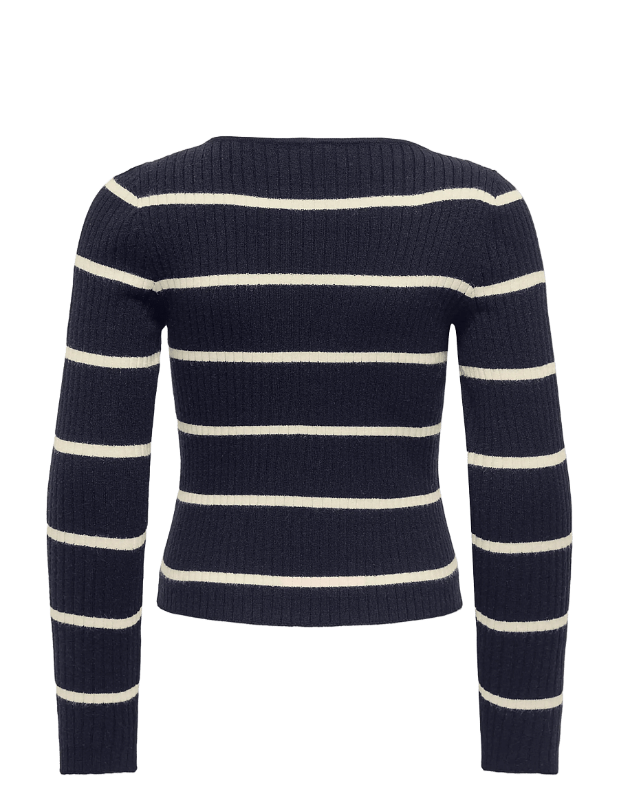 Kids Only - KOGIBI LS RIB BOATNECK CP KNT - trøjer - night sky - 1