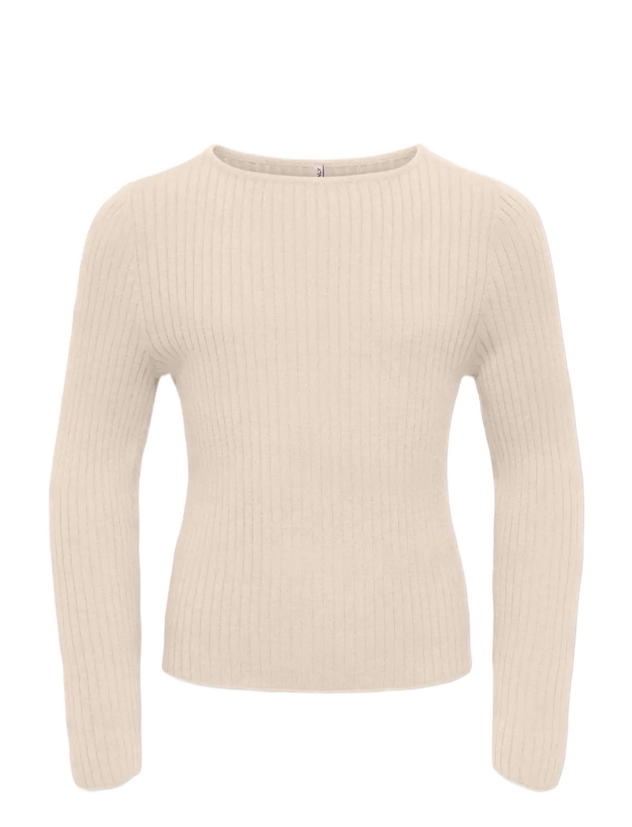 Kids Only KOGIBI LS RIB BOATNECK CP KNT NOOS - Kläder - WHITECAP GRAY / grey
