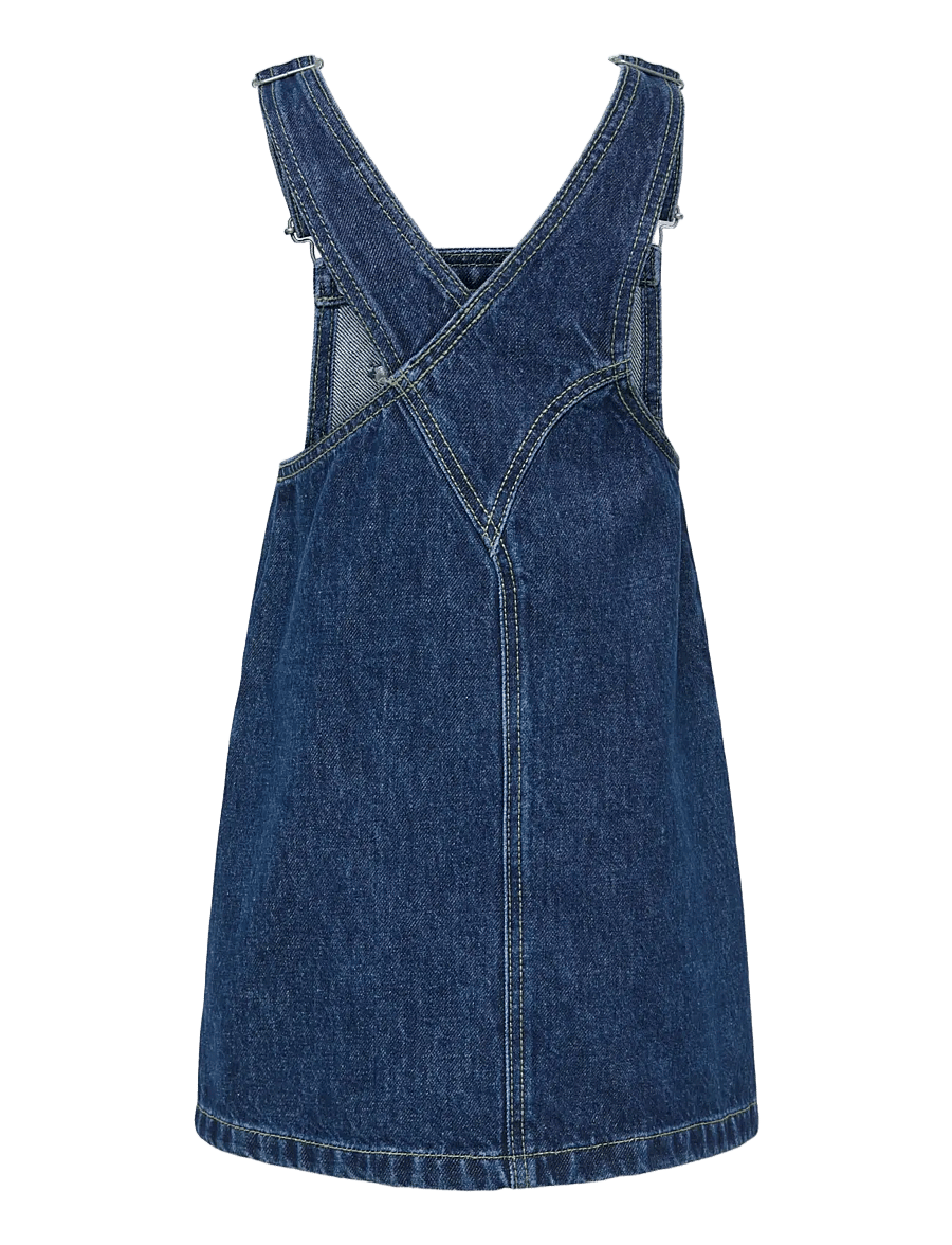 Kids Only - KMGCILLE SHORT SPENCER DRESS DNM AKM - robes pour bébés sans manches - dark blue denim - 1