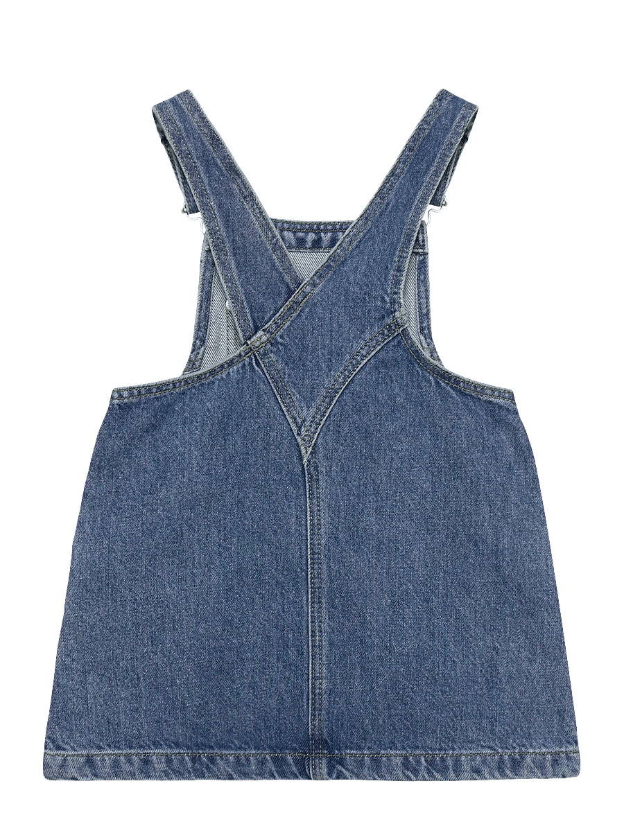 Kids Only - KMGCILLE SHORT SPENCER DRESS DNM AKM - robes pour bébés sans manches - medium blue denim - 2