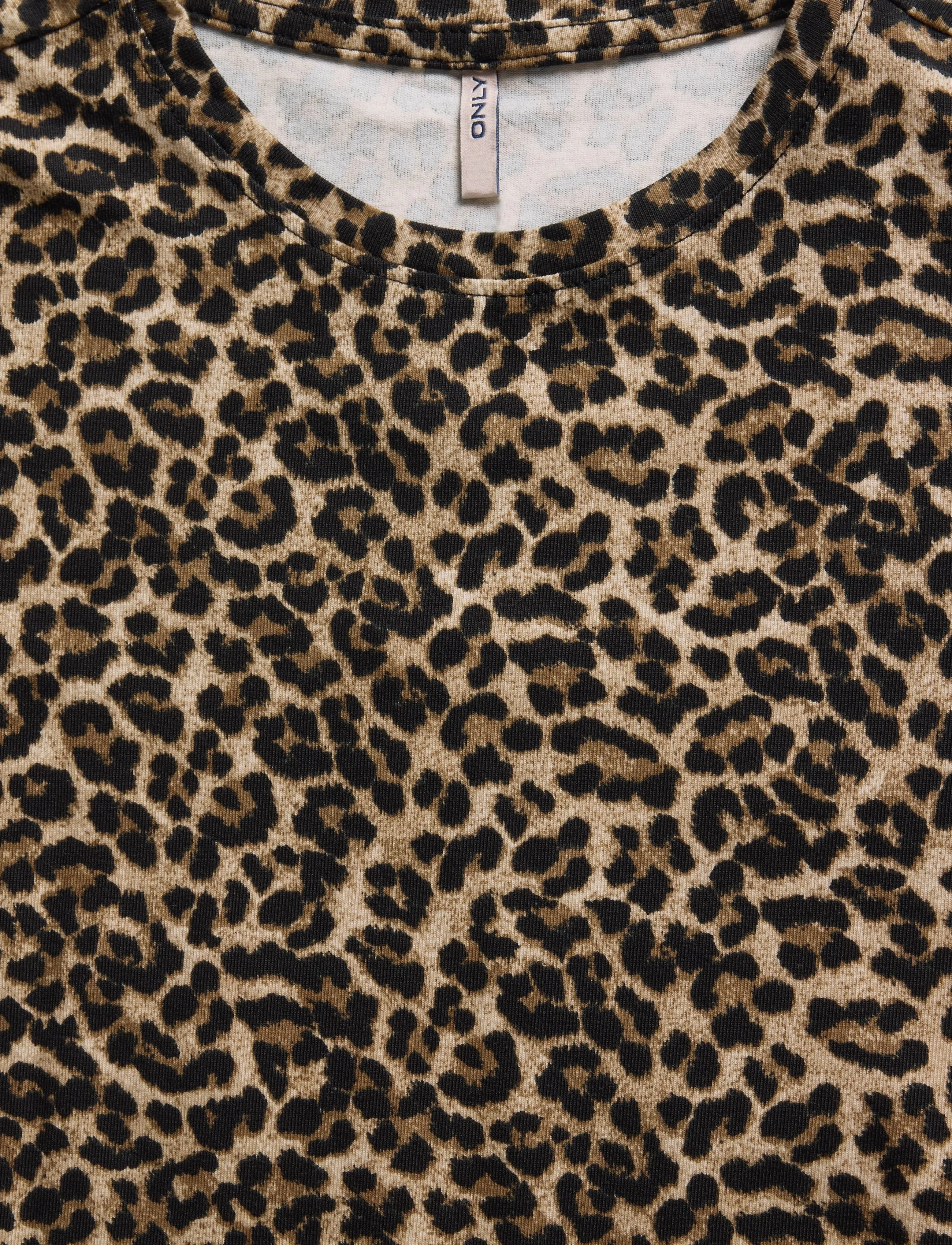 Kids Only - KOGLIVE LOVE LIFE S/S MID CALF DRESS JRS - kortærmede hverdagskjoler - ginger root - 4
