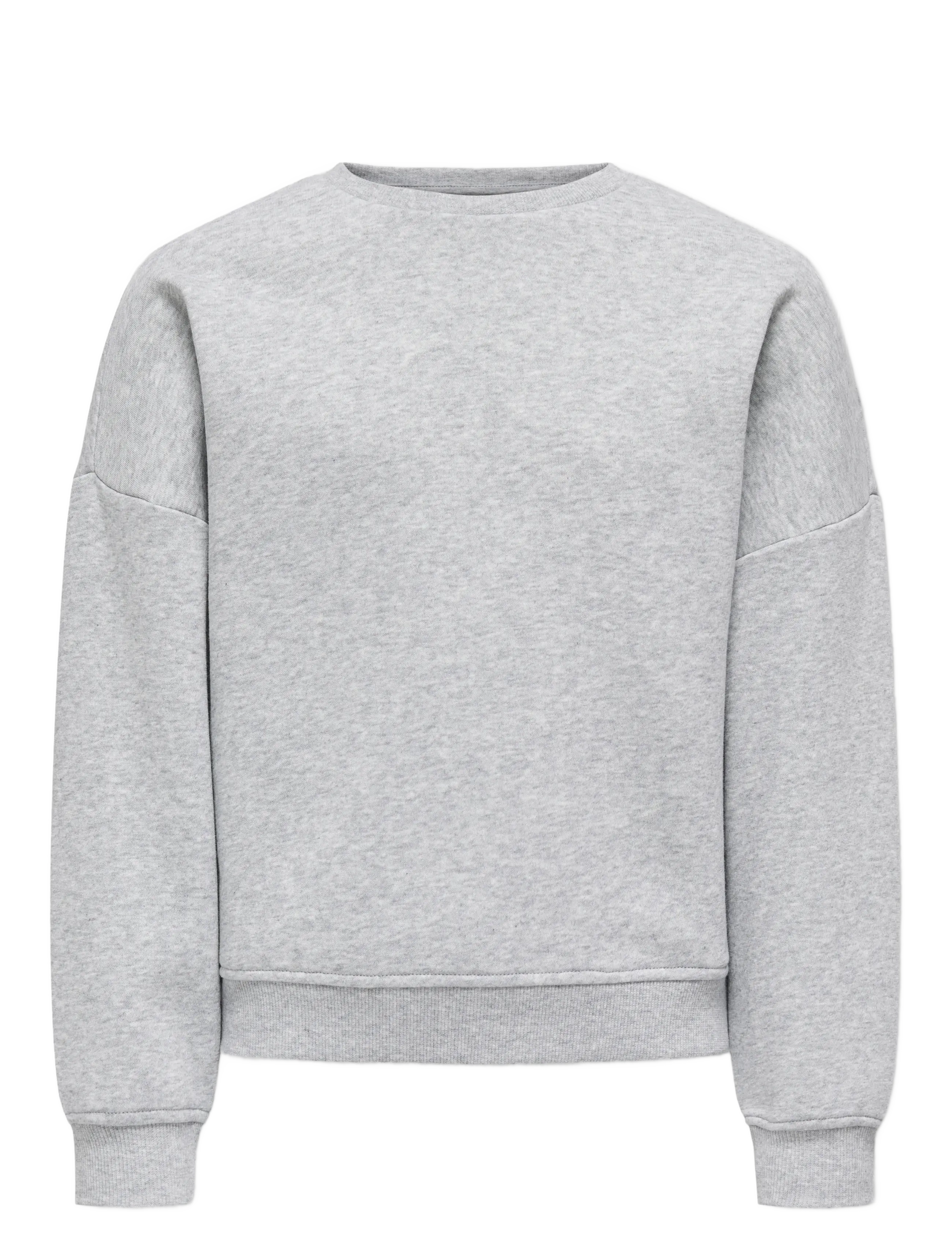 Kids Only KOGSWEAT L/S CREW OVERSIZE SWT NOOS - Overdele - LIGHT GREY MELANGE / grey